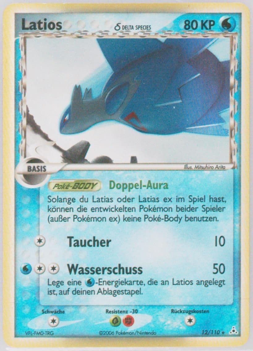Latios-Holo German (12) 2006 Pokemon EX Holon Phantoms