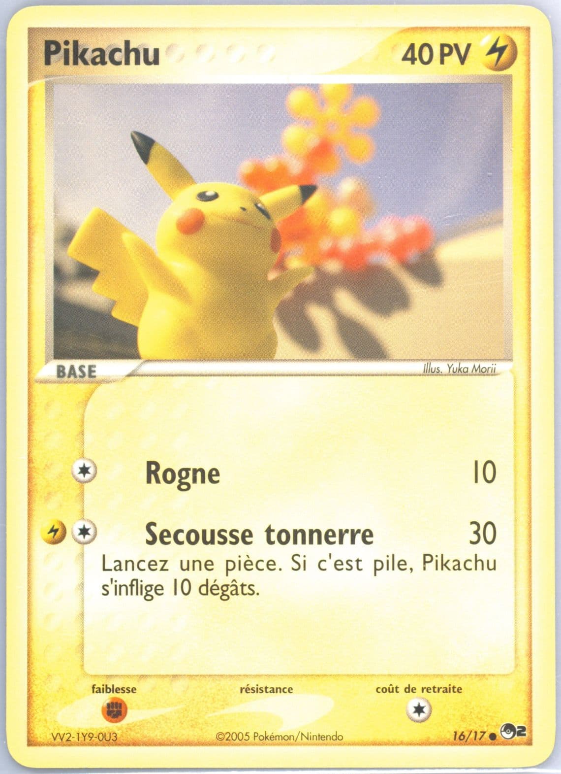 Pikachu French (16) 2005 Pokemon Pop Series 2