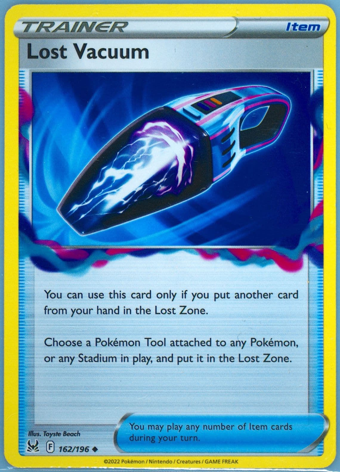 Lost Vacuum (162) 2022 Pokemon Sword & Shield Lost Origin