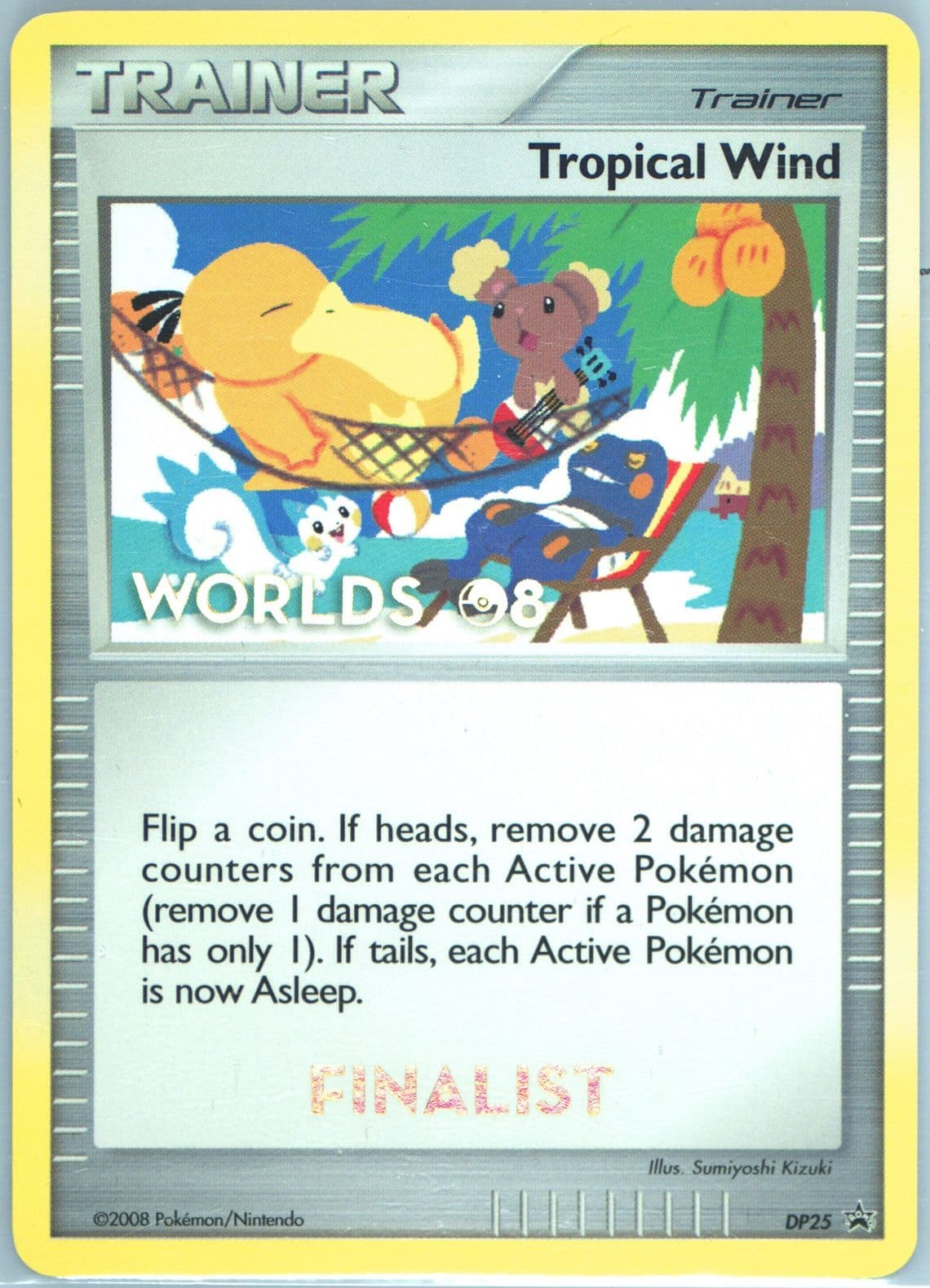 Tropical Wind Finalist (DP25) 2008 Pokemon Diamond & Pearl World 08 Promo