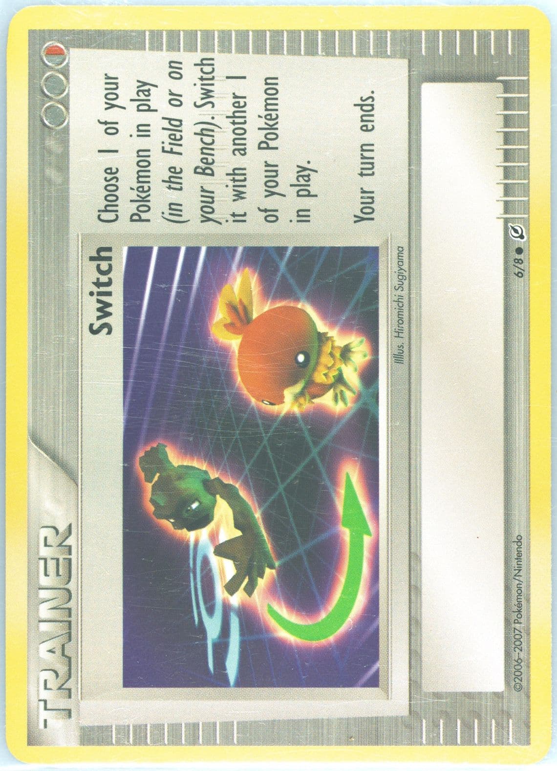 Switch (6) 2007 Pokemon Trading Figure Game Next Quest