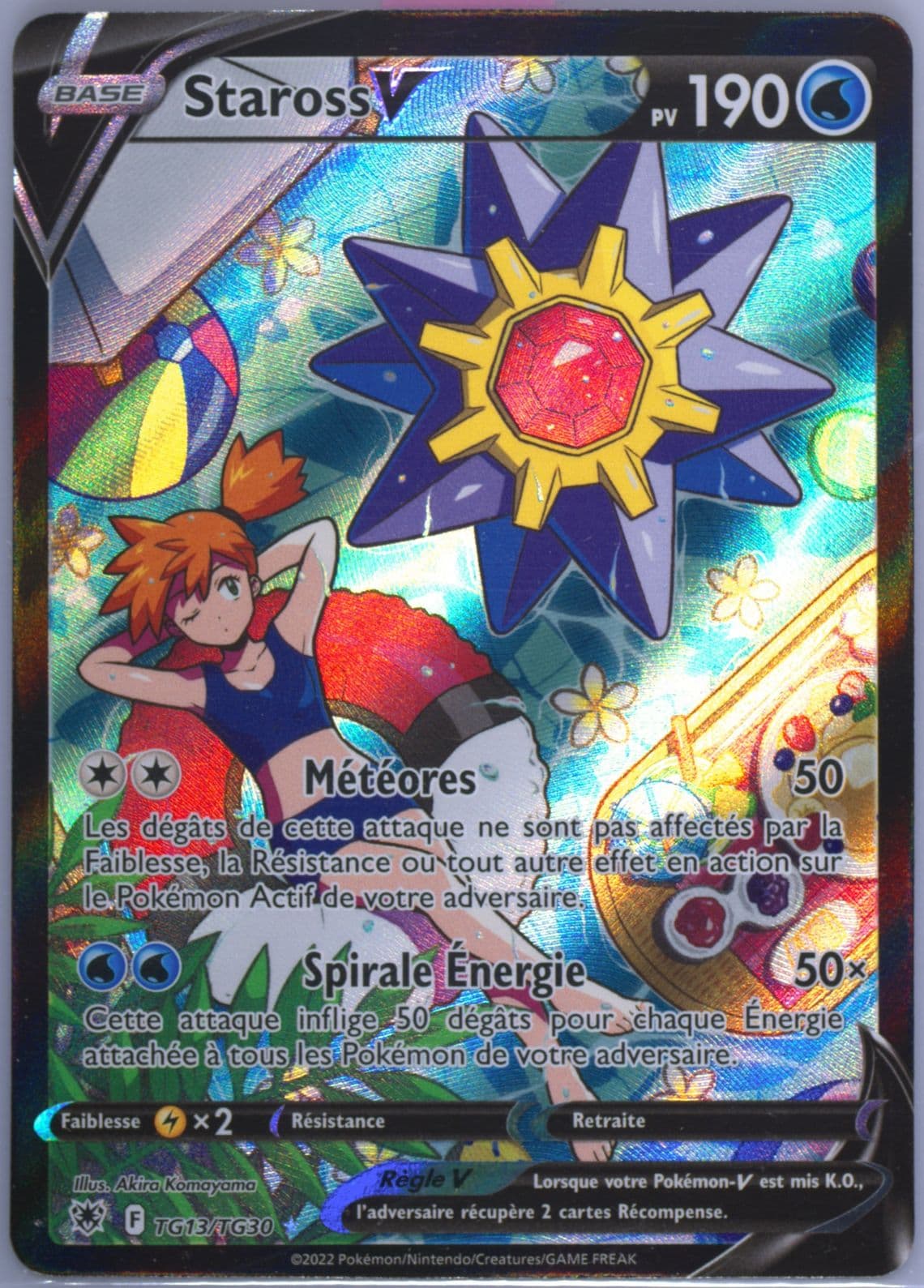 Full Art/Staross V French (TG13) 2022 Pokemon Sword & Shield Astral Radiance