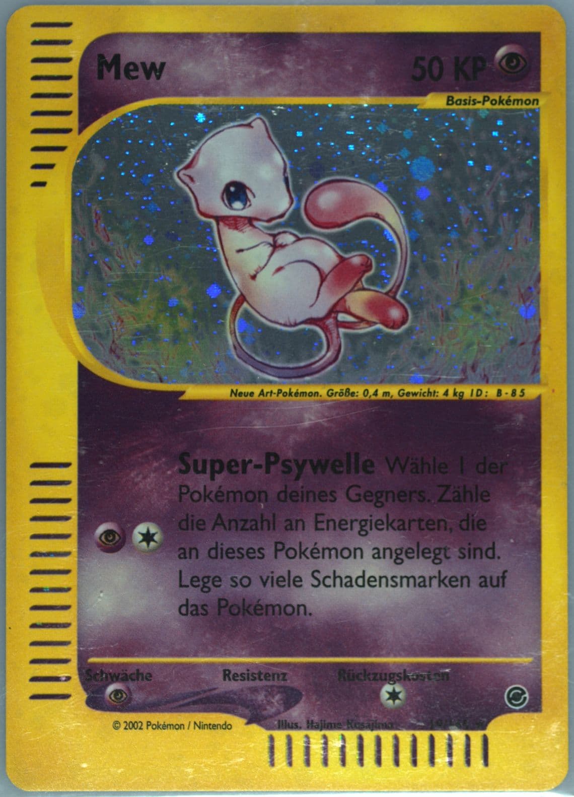 Mew-Holo German (19) 2002 Pokemon Expedition