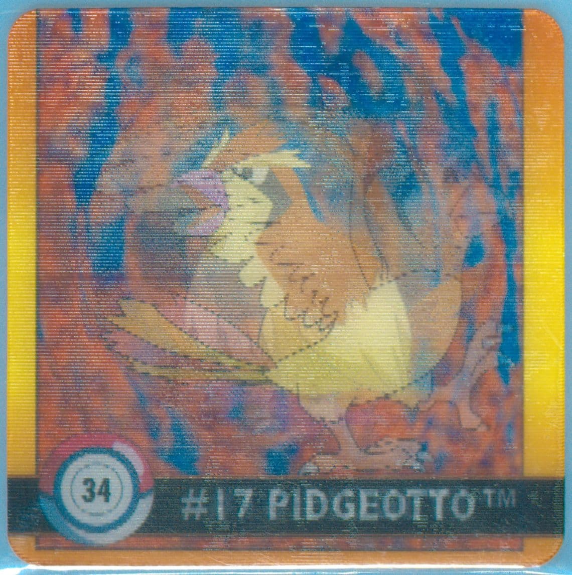 Pidgeotto/Pidgey (34) 1999 Pokemon Action Flipz Premier Edition