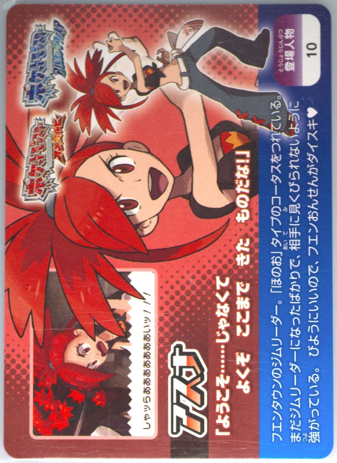 Flannery Characters (10) 2014 Pokemon Scrap