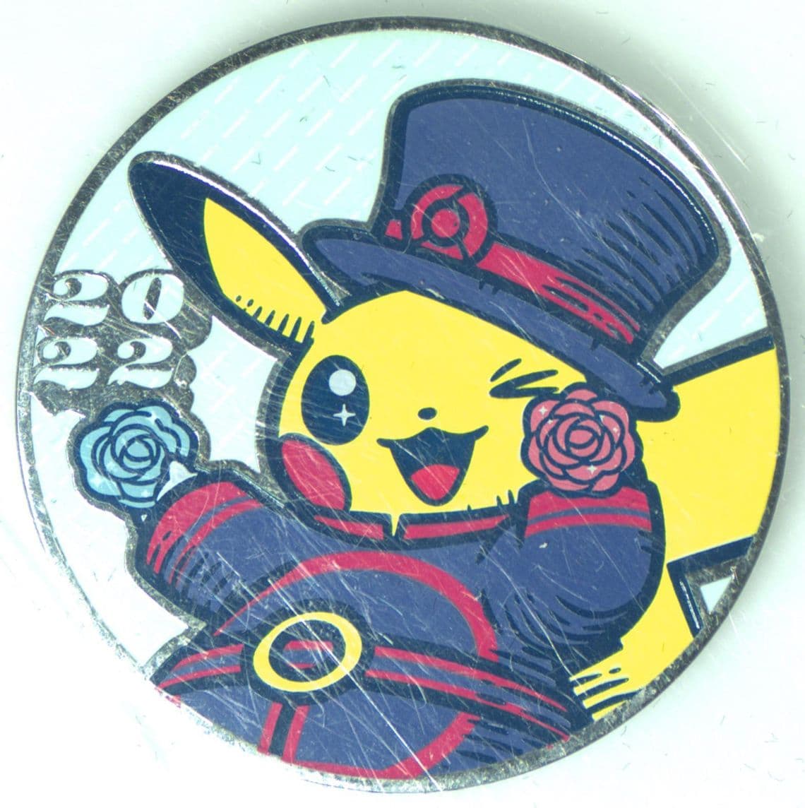 Beefeater Pikachu World Championships 2022 Coin and Marker Set-Blue Box () 2022 Pokemon Coin Promo