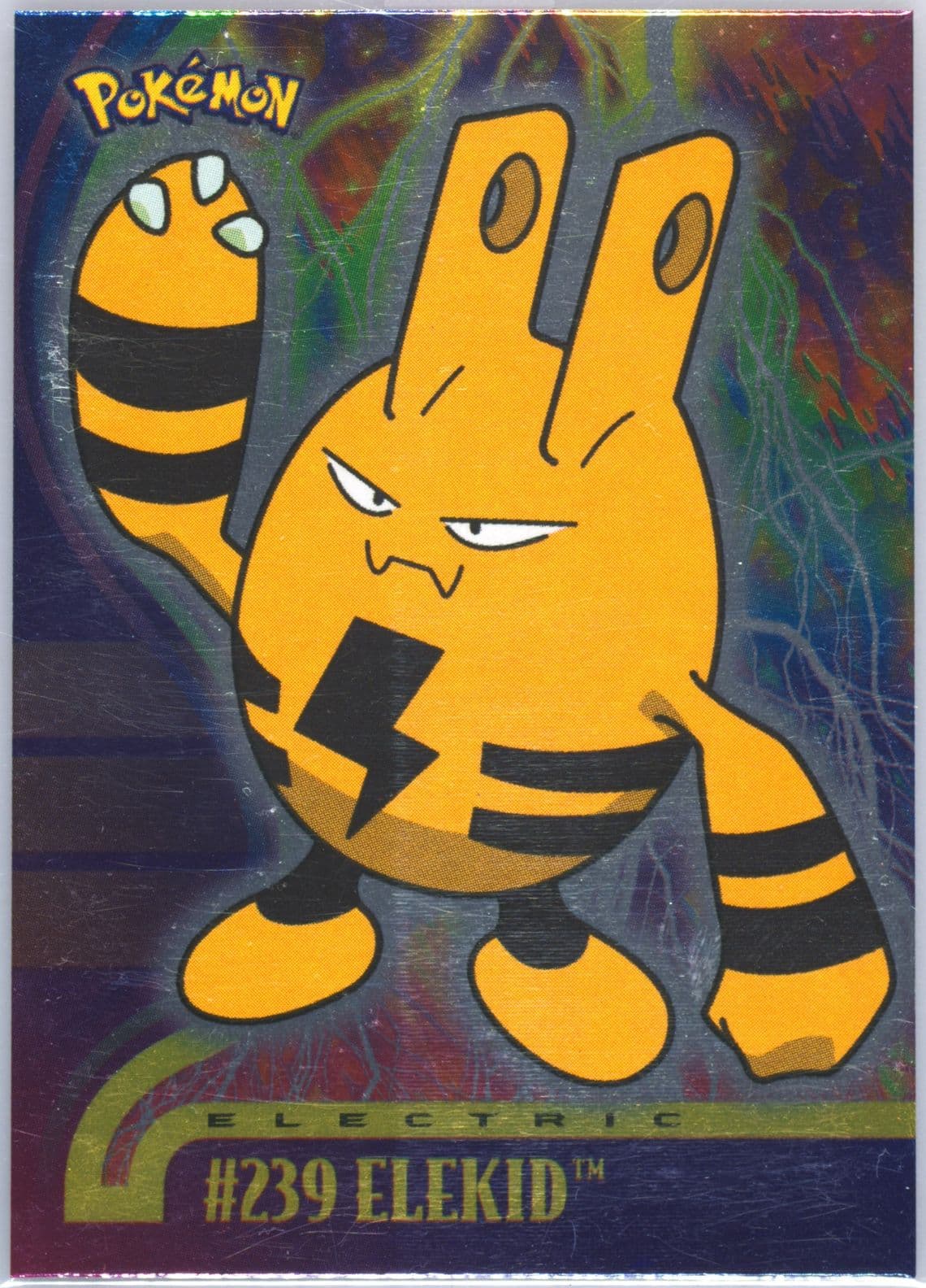 Elekid Foil (239) 2001 Topps Pokemon Johto Series 1