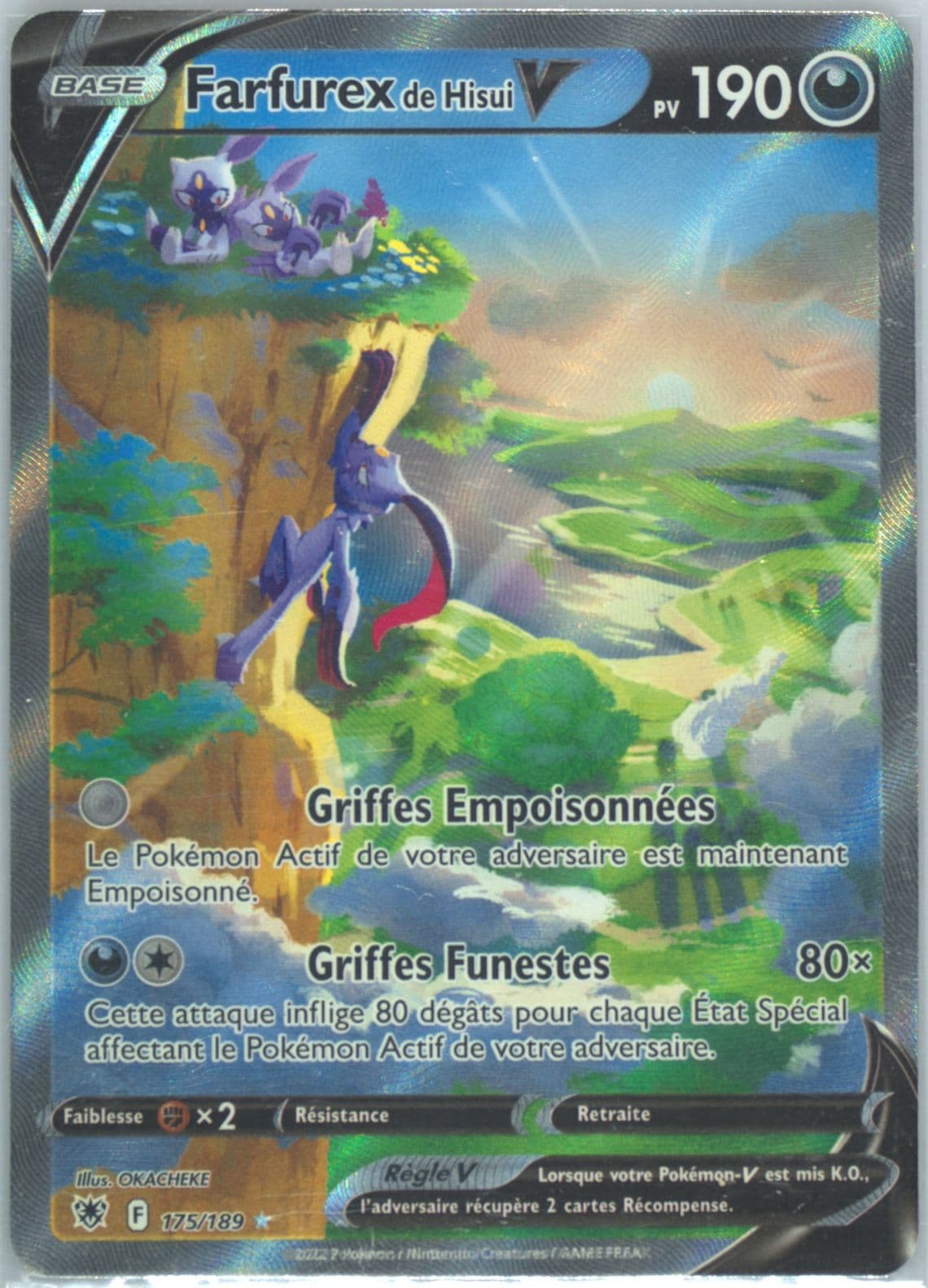 Full Art/Farfurex de Hisui V French (175) 2022 Pokemon Sword & Shield Astral Radiance