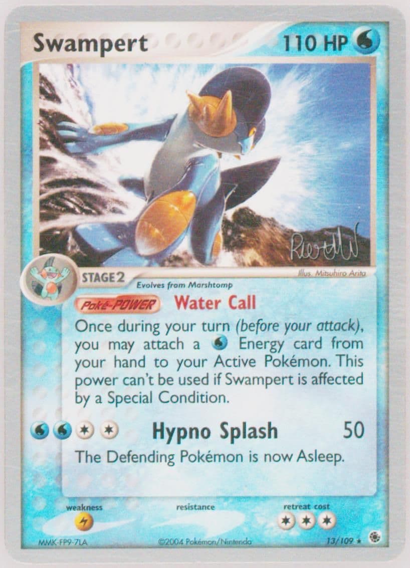 Swampert Rocky Beach (13) 2004 Pokemon World Championships Promo