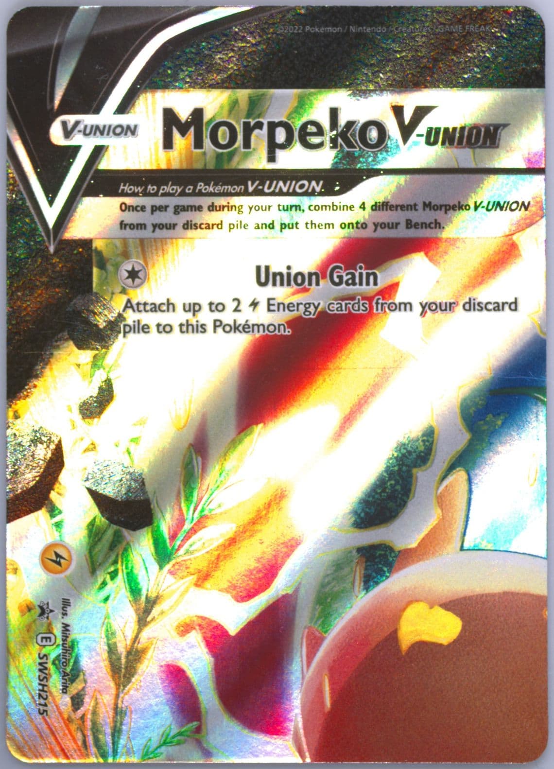 Morpeko V-Union Morpeko V-Union Special Collection (215) 2022 Pokemon Swsh Black Star Promo