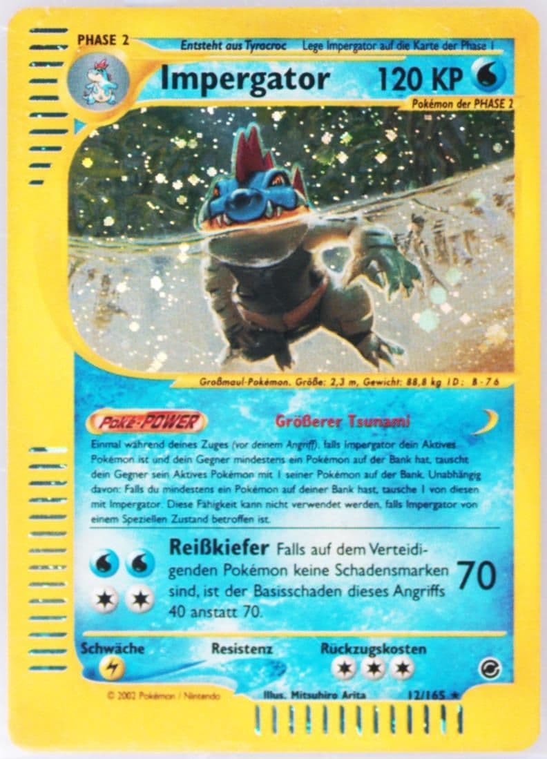 Impergator-Holo German (12) 2002 Pokemon Expedition