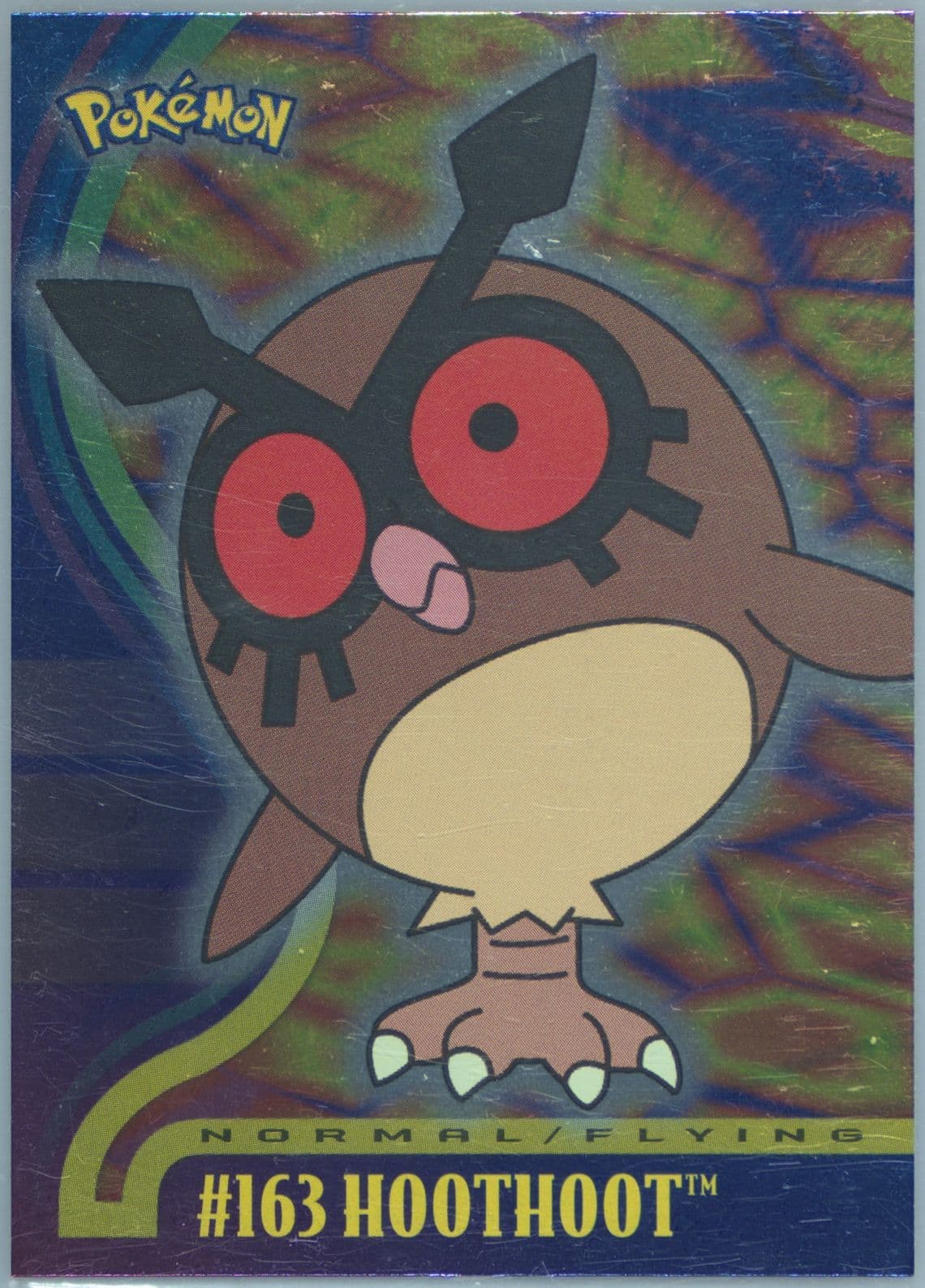 Hoothoot Foil (163) 2001 Topps Pokemon Johto Series 1