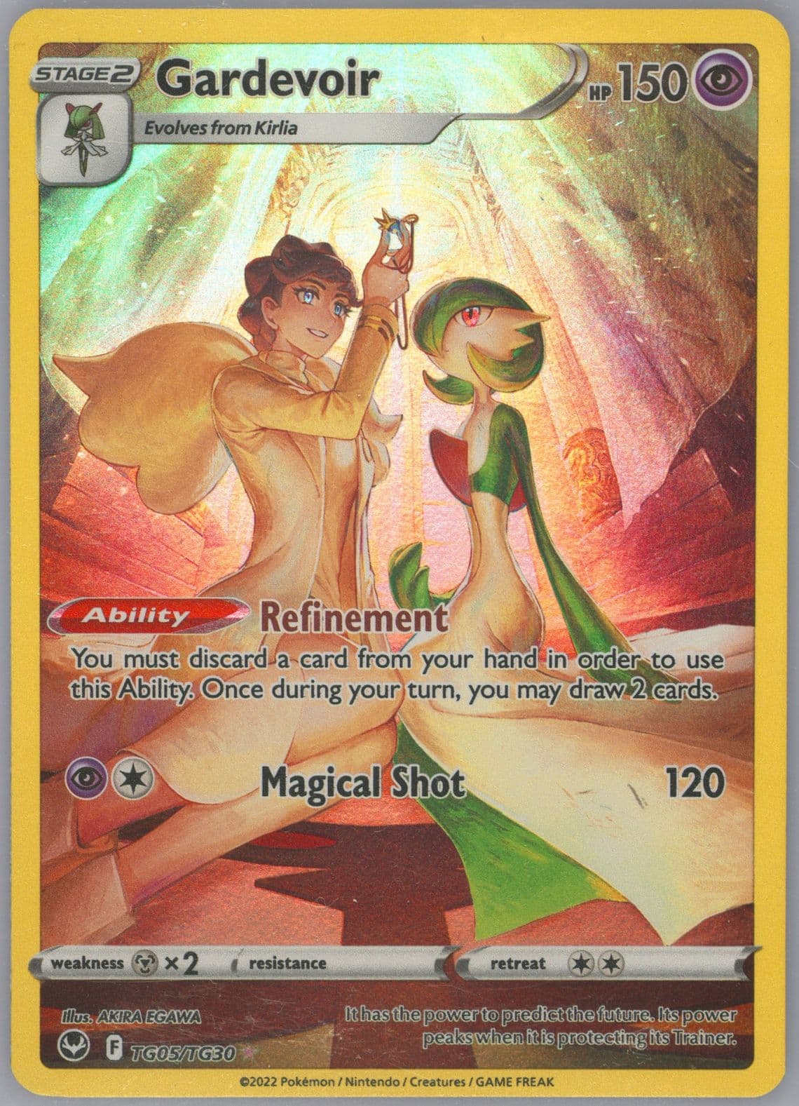 Full Art/Gardevoir (TG05) 2022 Pokemon Sword & Shield Silver Tempest