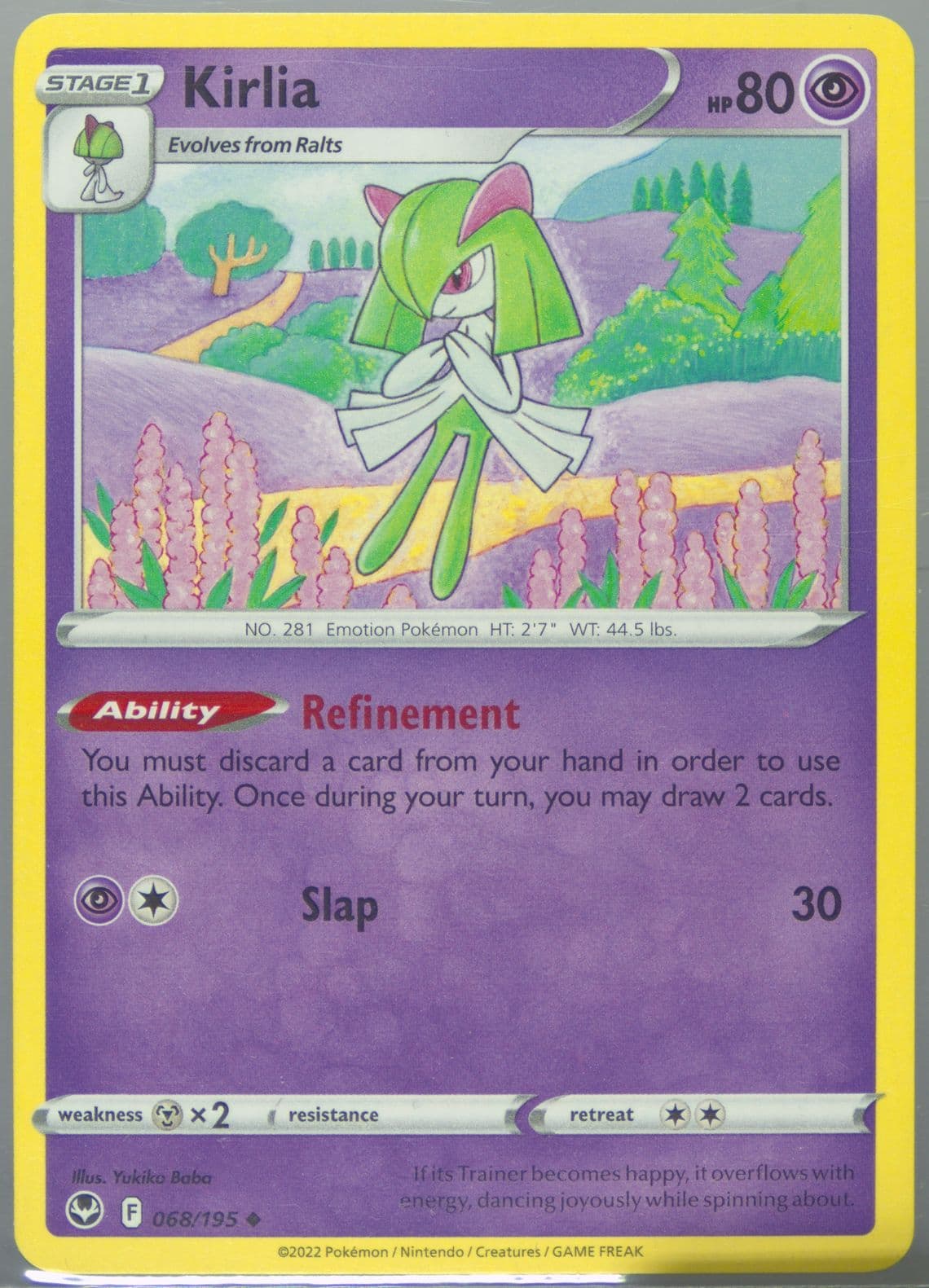 Kirlia (068) 2022 Pokemon Sword & Shield Silver Tempest