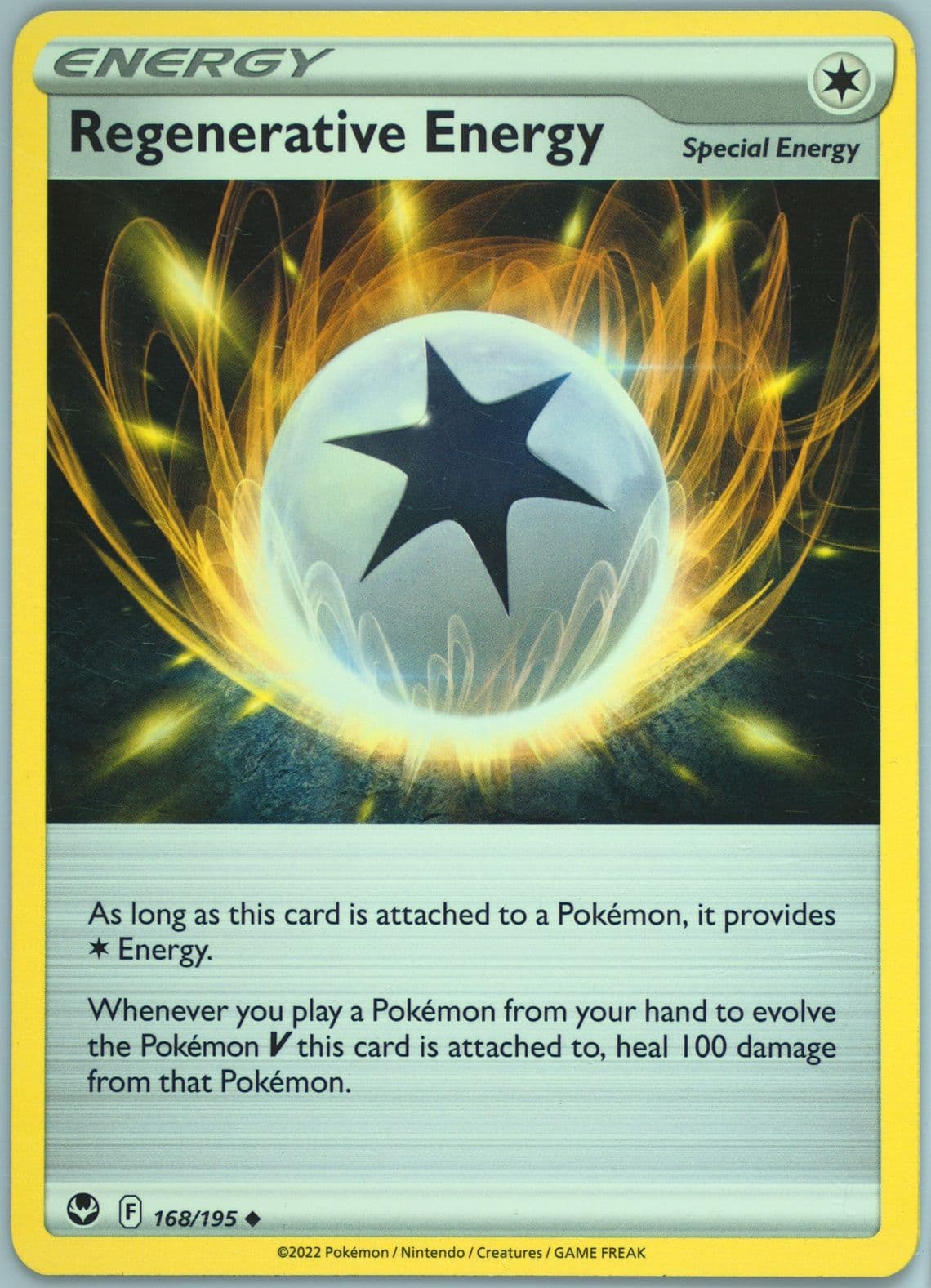 Regenerative Energy (168) 2022 Pokemon Sword & Shield Silver Tempest