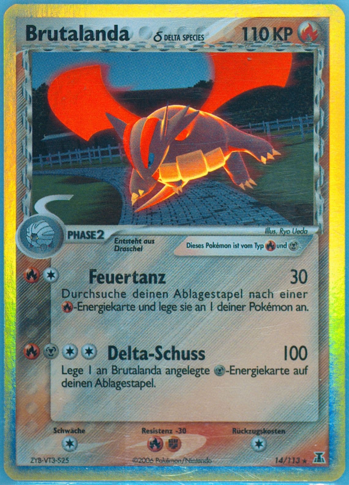 Brutalanda-Holo German (14) 2005 Pokemon EX Delta Species