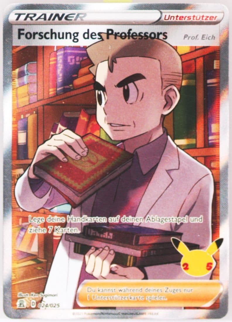 Full Art/Forschung Des Professors German (024) 2021 Pokemon Celebrations