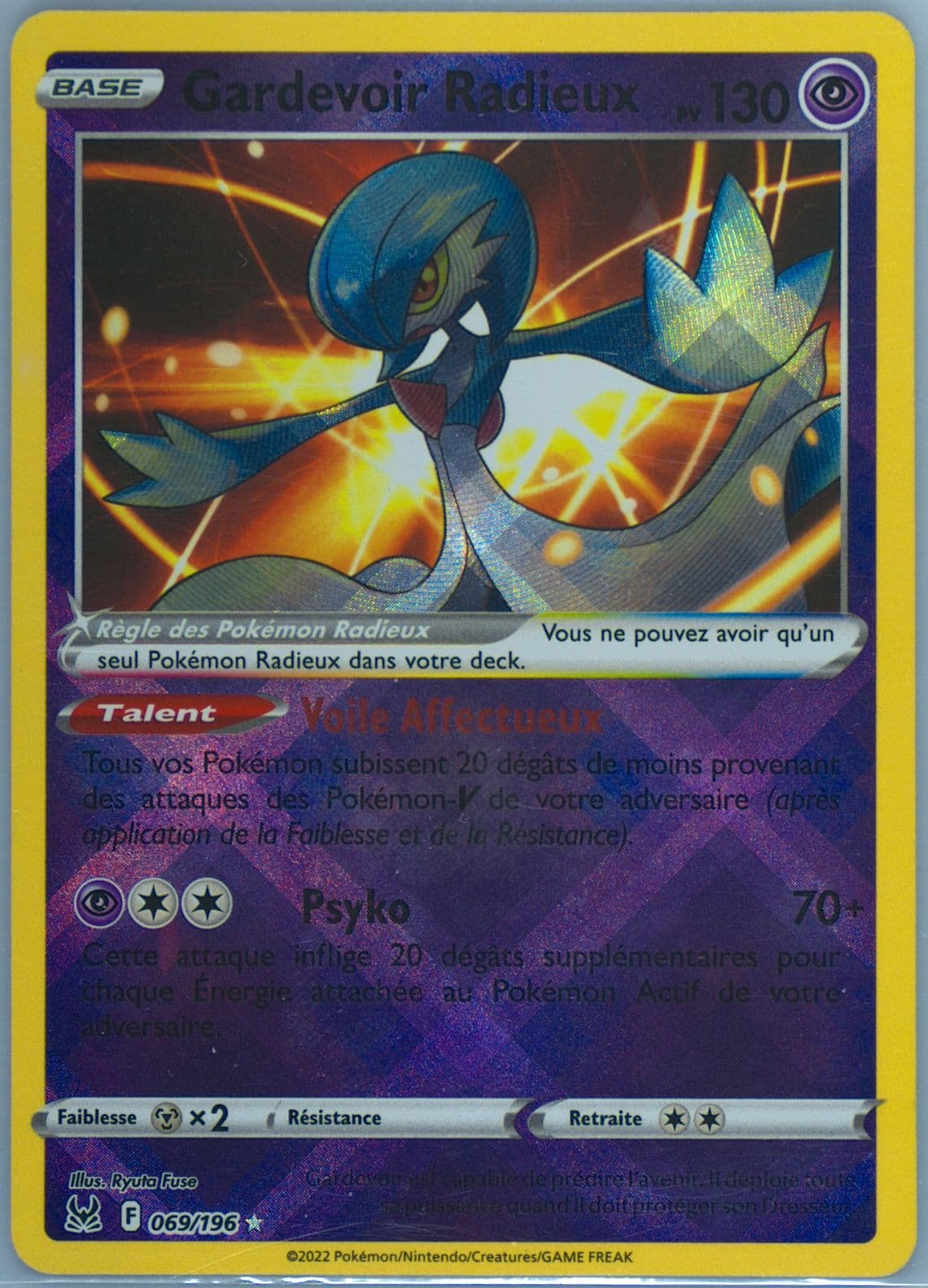Gardevoir Radieux French (069) 2022 Pokemon Sword & Shield Lost Origin