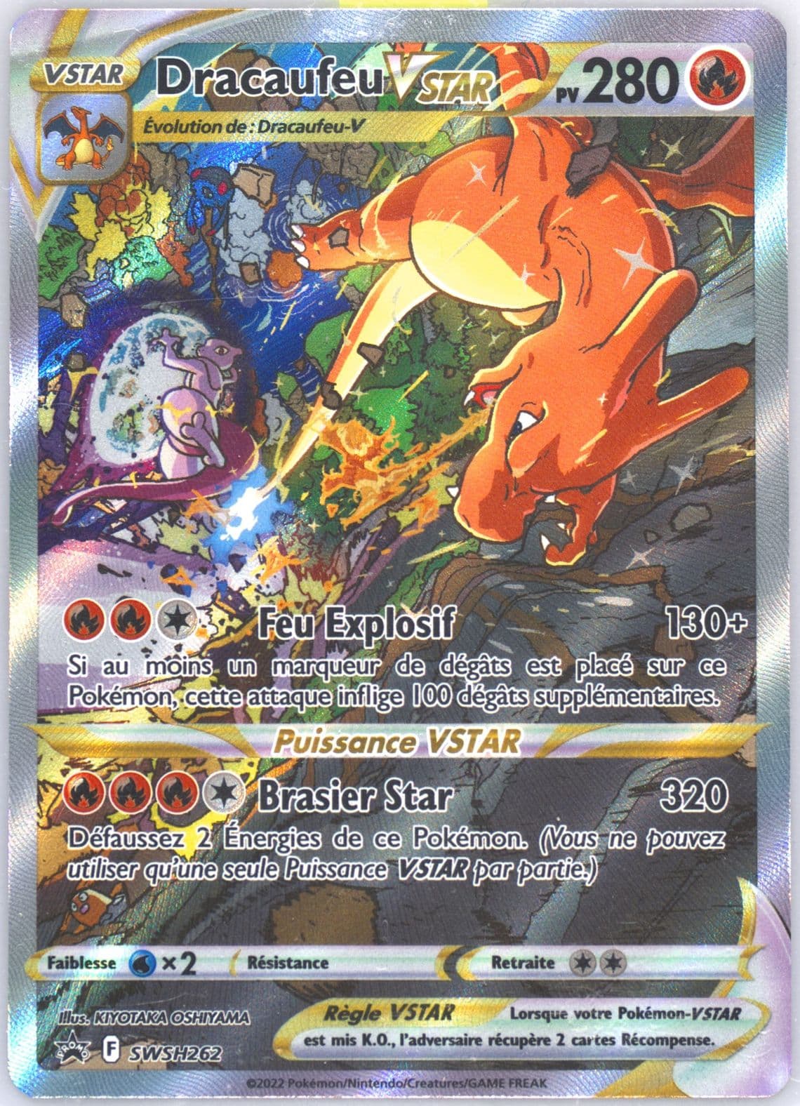 Full Art/Dracaufeu Vstar Sword & Shield Ultra-Premium Collection-Charizard-French (262) 2022 Pokemon Swsh Black Star Promo