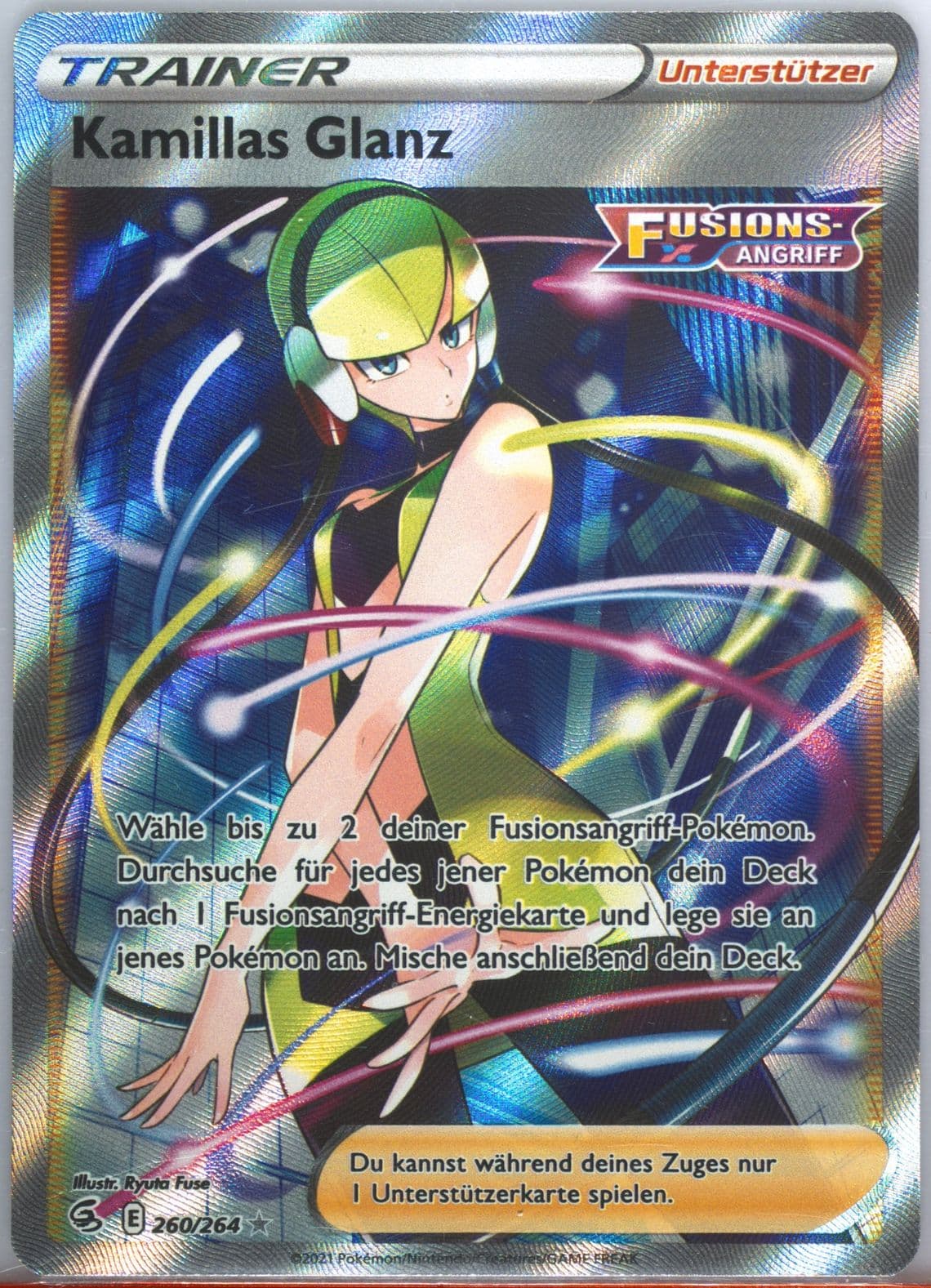 Full Art/Kamillas Glanz German (260) 2021 Pokemon Sword & Shield Fusion Strike