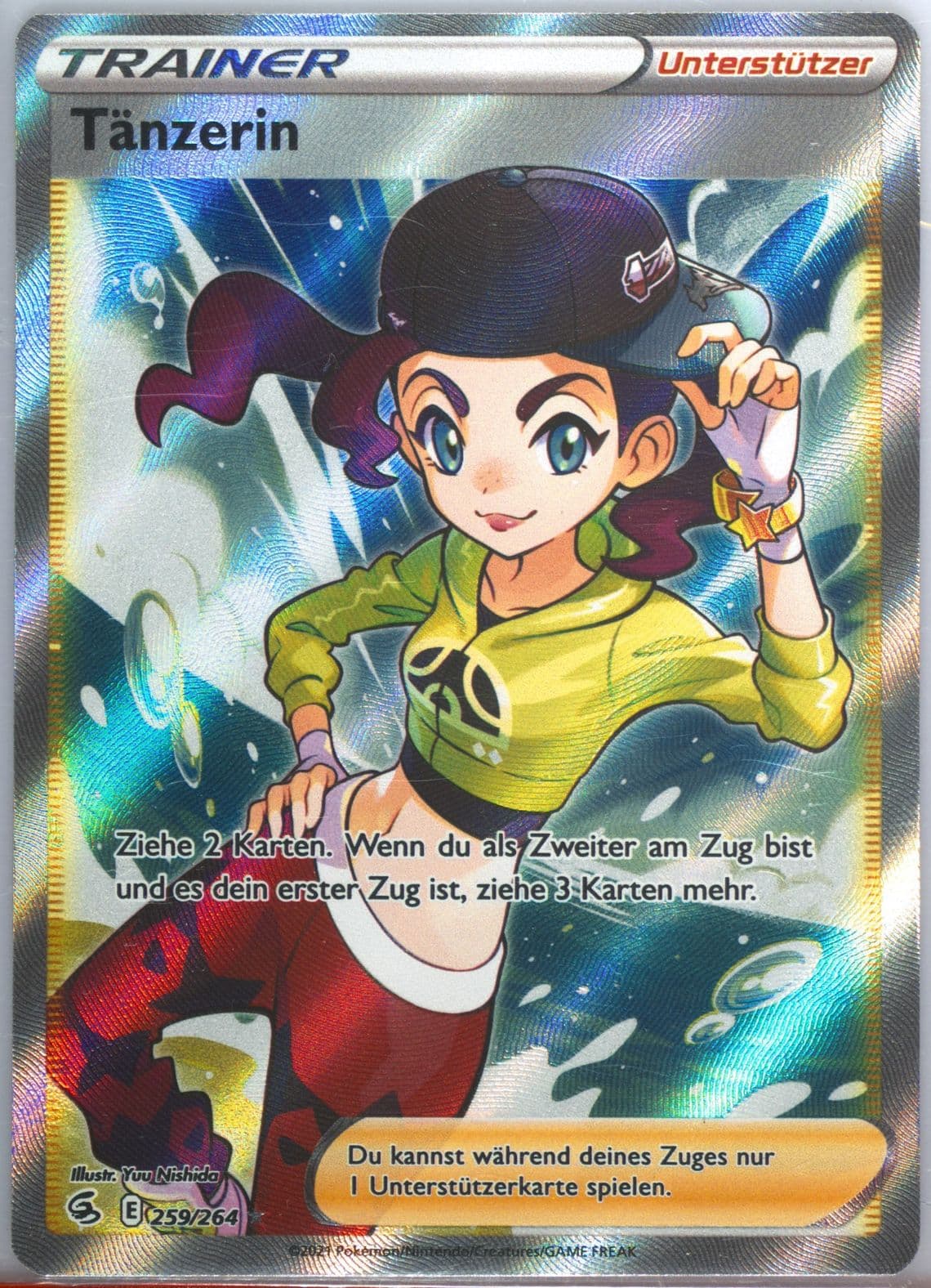 Full Art/Tanzerin German (259) 2021 Pokemon Sword & Shield Fusion Strike