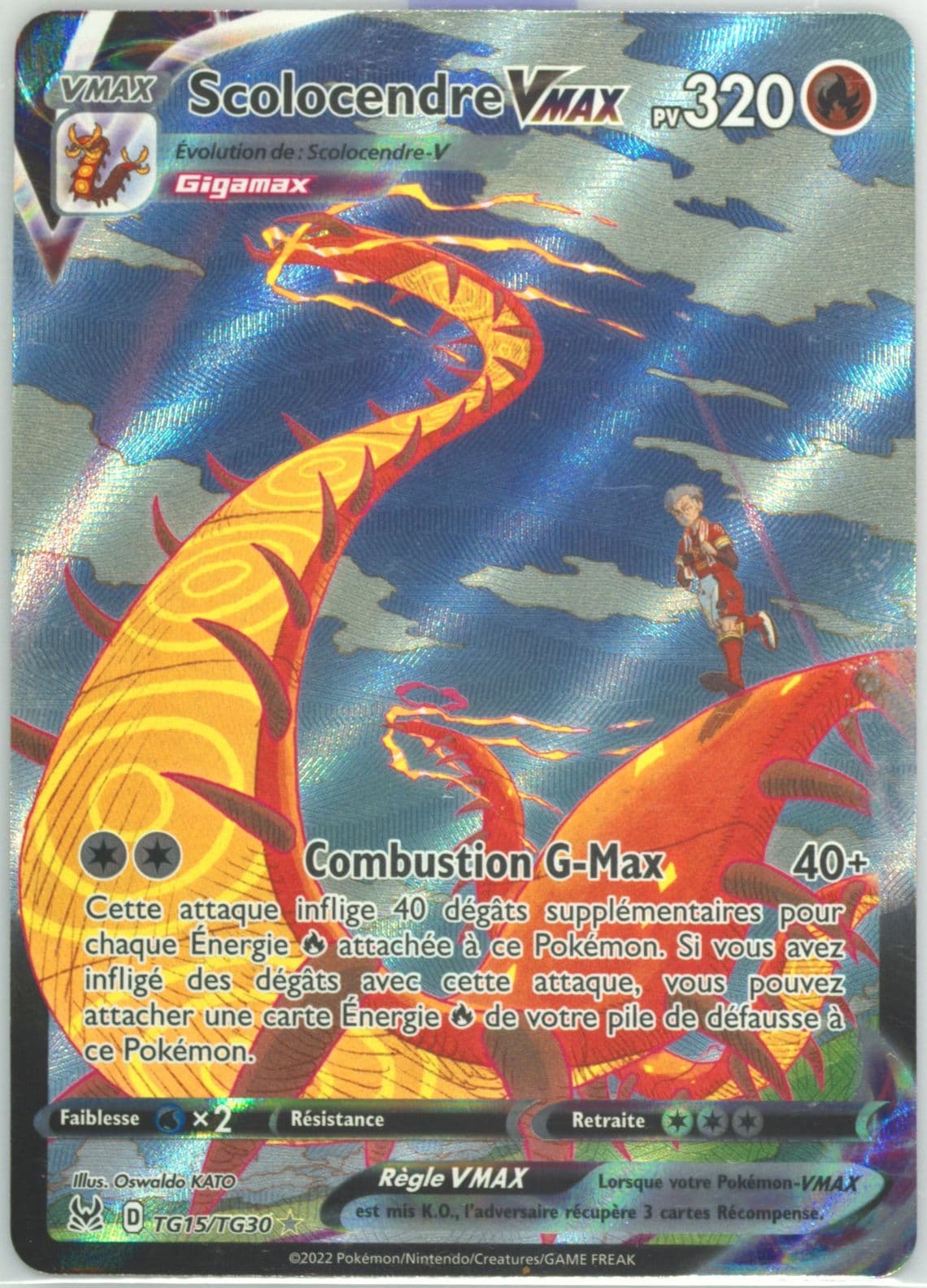Full Art/Scolocendre Vmax French (TG15) 2022 Pokemon Sword & Shield Lost Origin