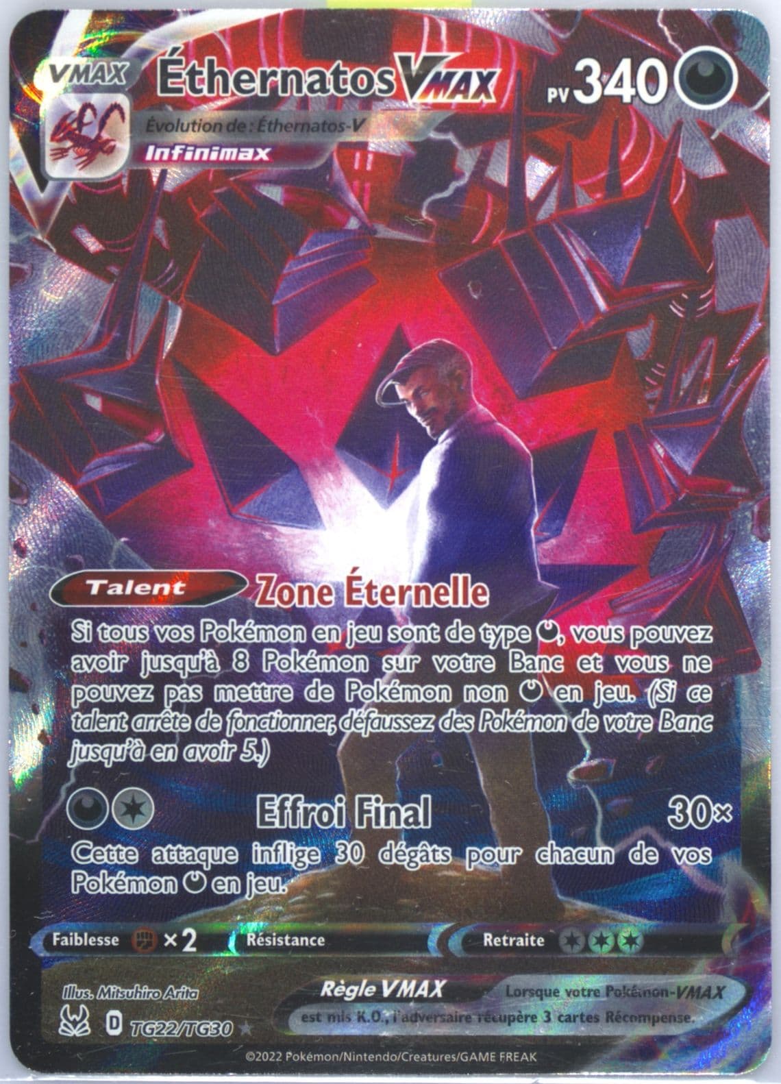 Full Art/Ethernatos Vmax French (TG22) 2022 Pokemon Sword & Shield Lost Origin