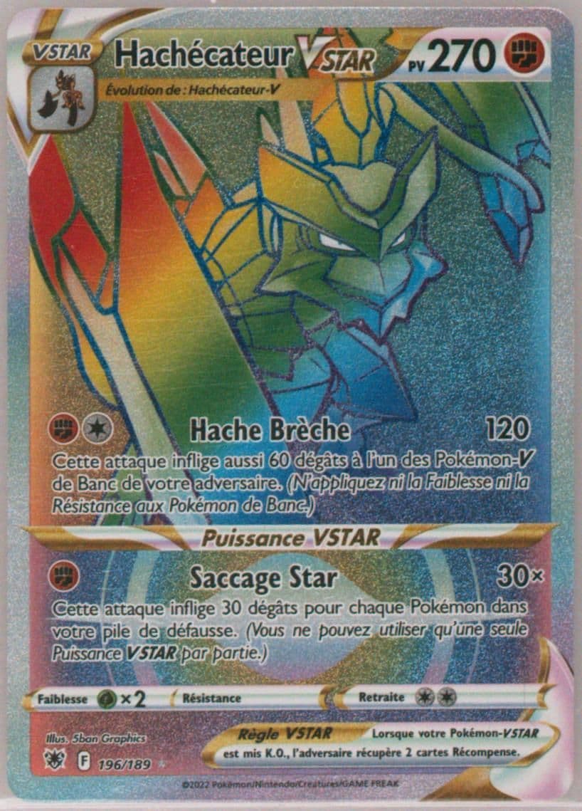 Full Art/Hachecateur Vstar French-Secret (196) 2022 Pokemon Sword & Shield Astral Radiance