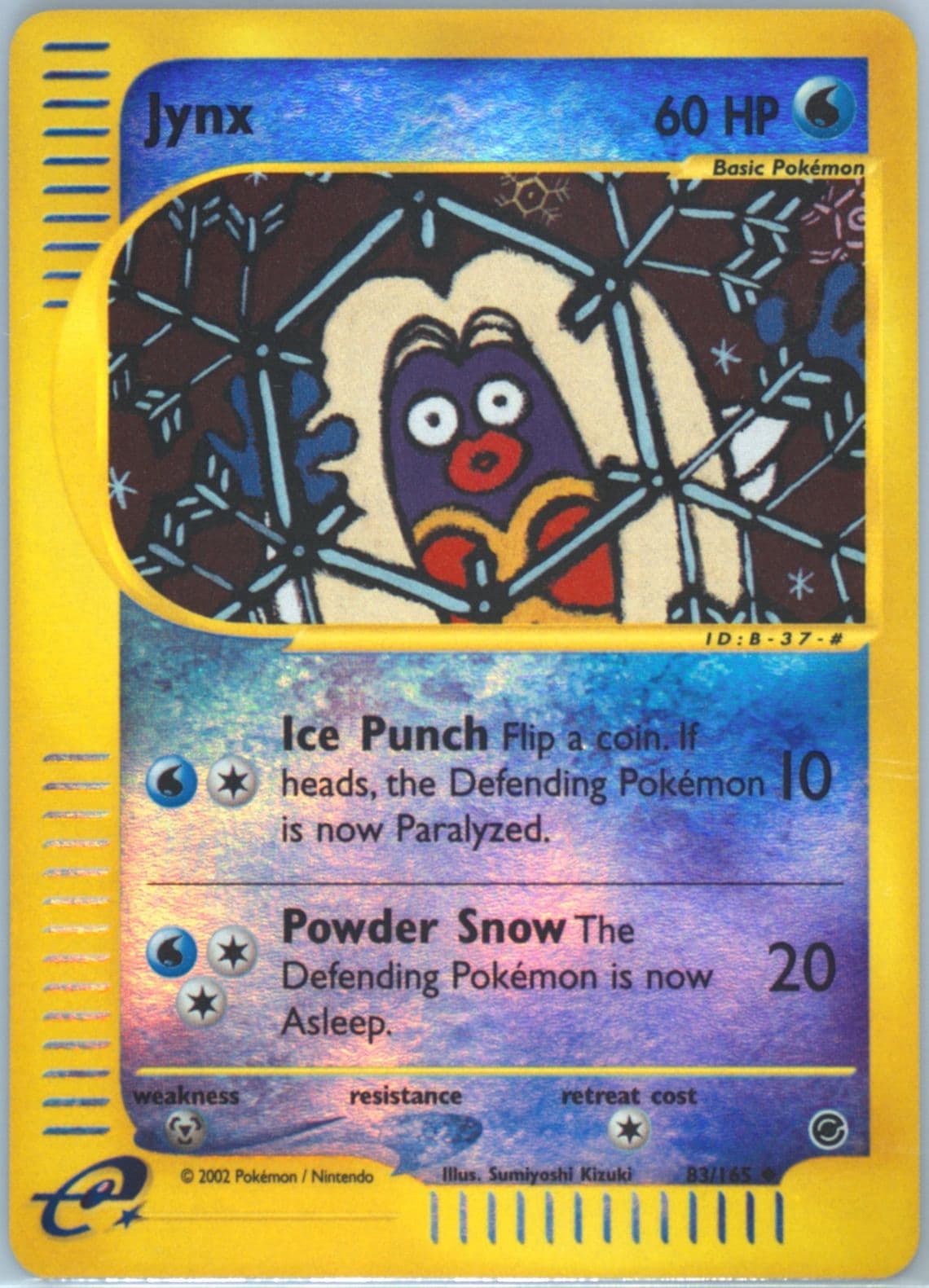 Jynx-Reverse Foil (83) 2002 Pokemon Expedition