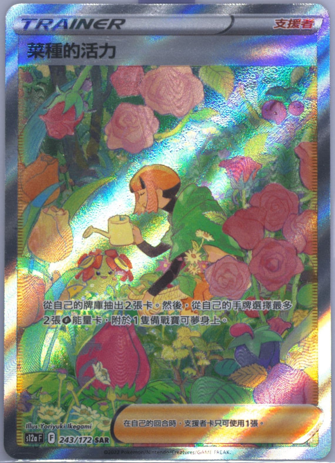 Full Art/Gardenia's Vigor (243) 2022 Pokemon Chinese Sword & Shield Vstar Universe