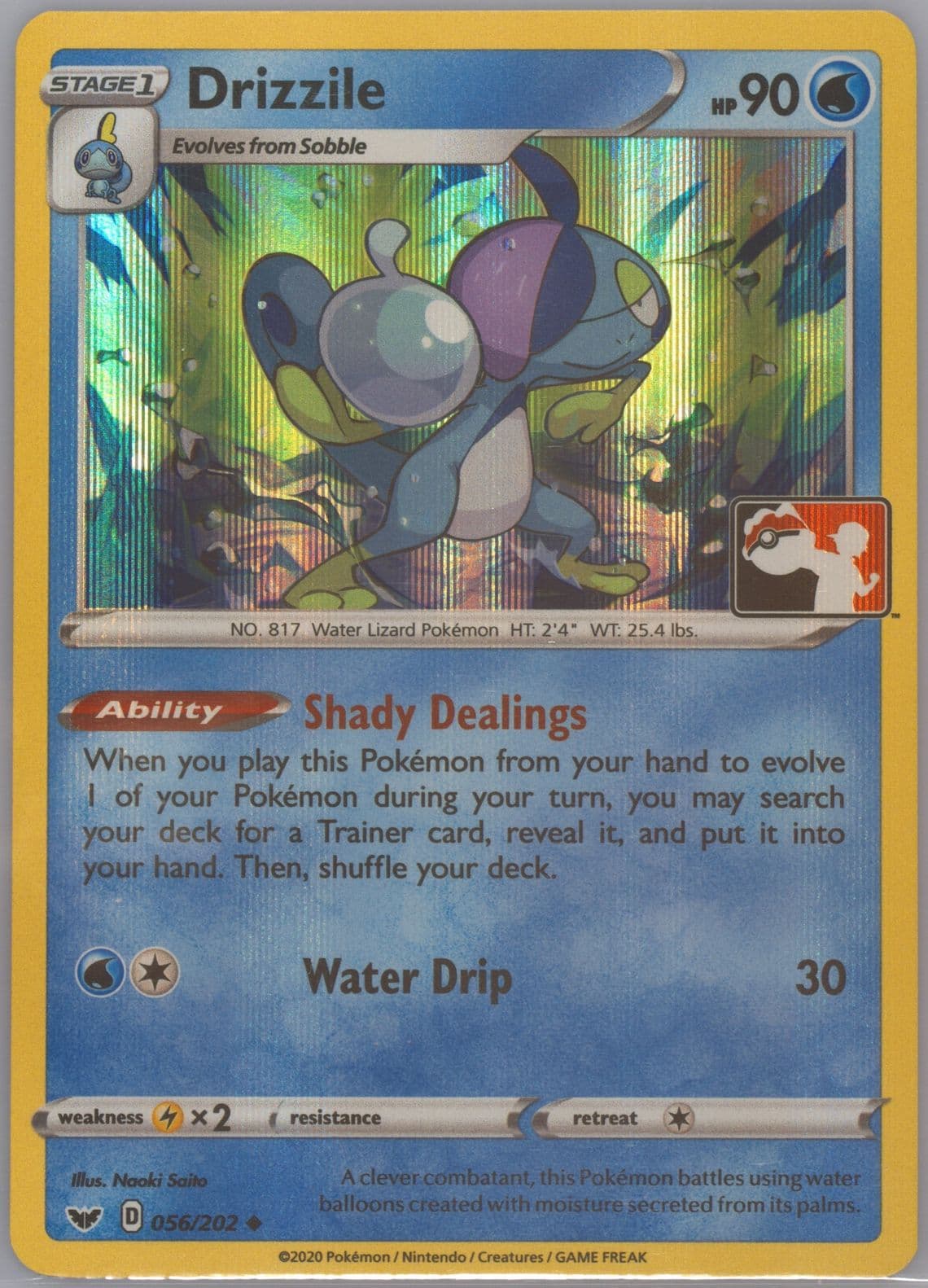 Drizzile-Holo (056) 2022 Pokemon Play! Pokemon Prize Pack: Series 1