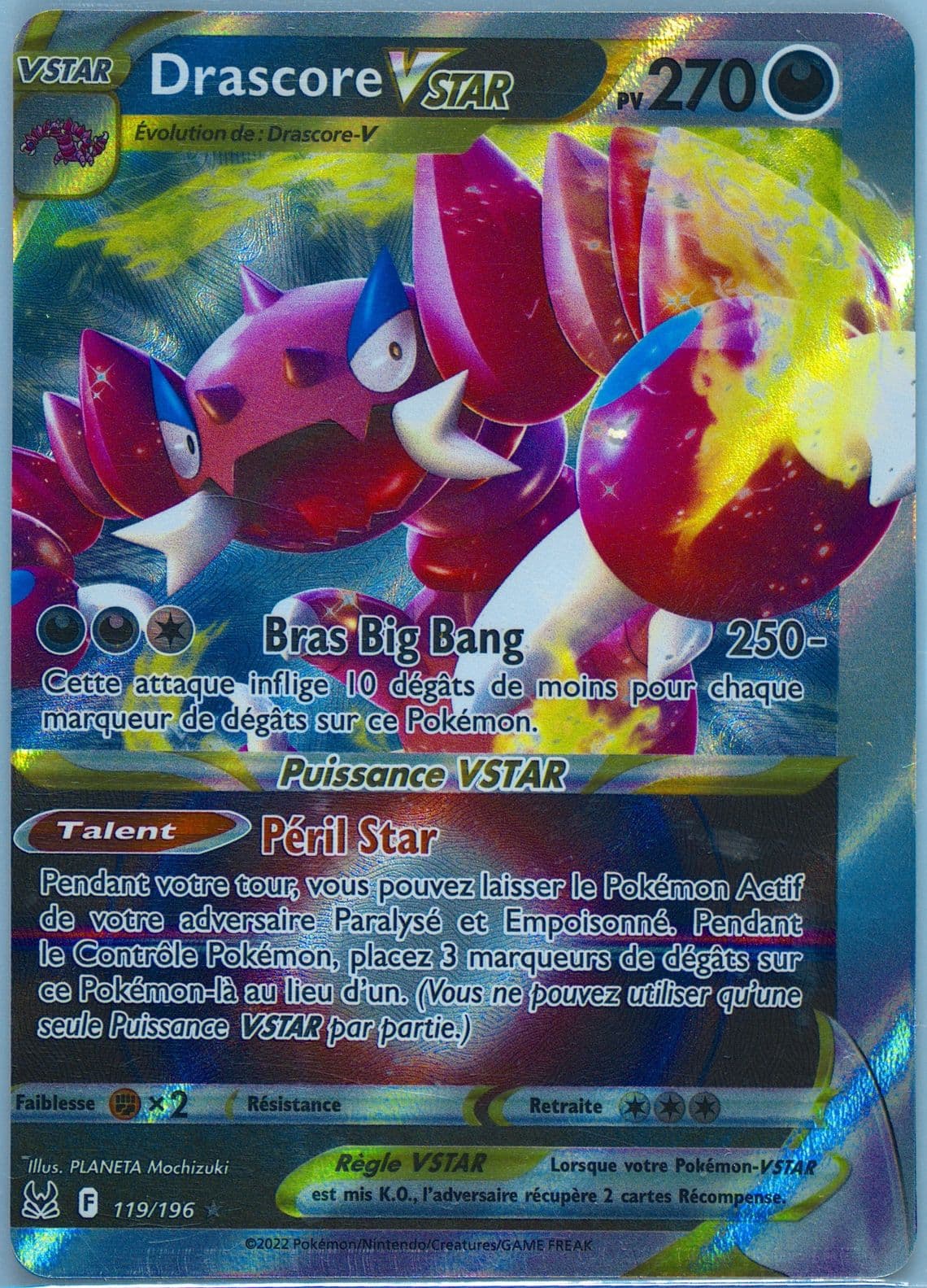 Drascore Vstar French (119) 2022 Pokemon Sword & Shield Lost Origin