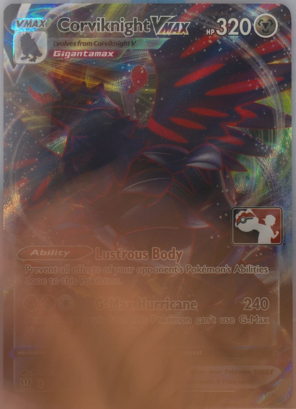 Full Art/Corviknight Vmax (110) 2022 Pokemon Play! Pokemon Prize Pack: Series 1