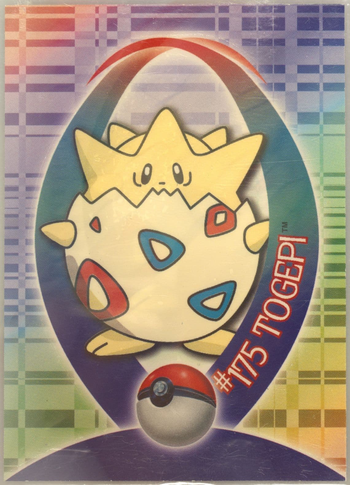Togepi (20) 2001 Topps Pokemon Johto Series 1 Sticker Cards