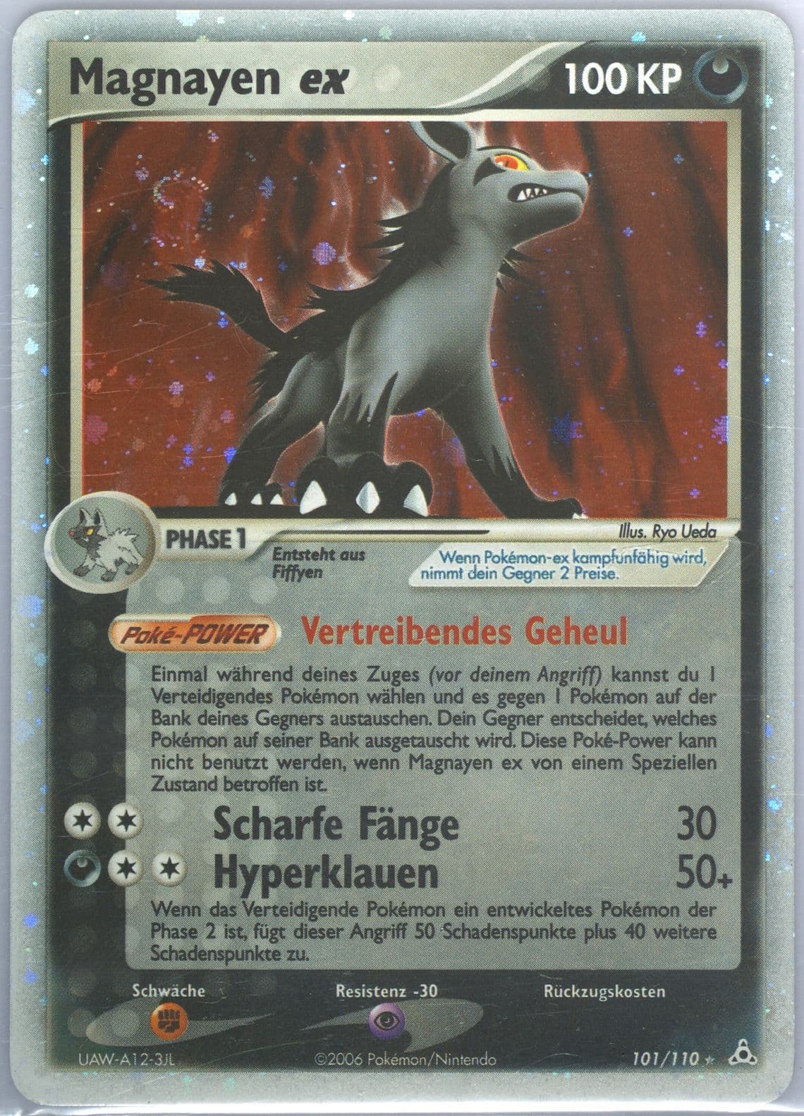 Magnayen EX-Holo German (101) 2006 Pokemon EX Holon Phantoms