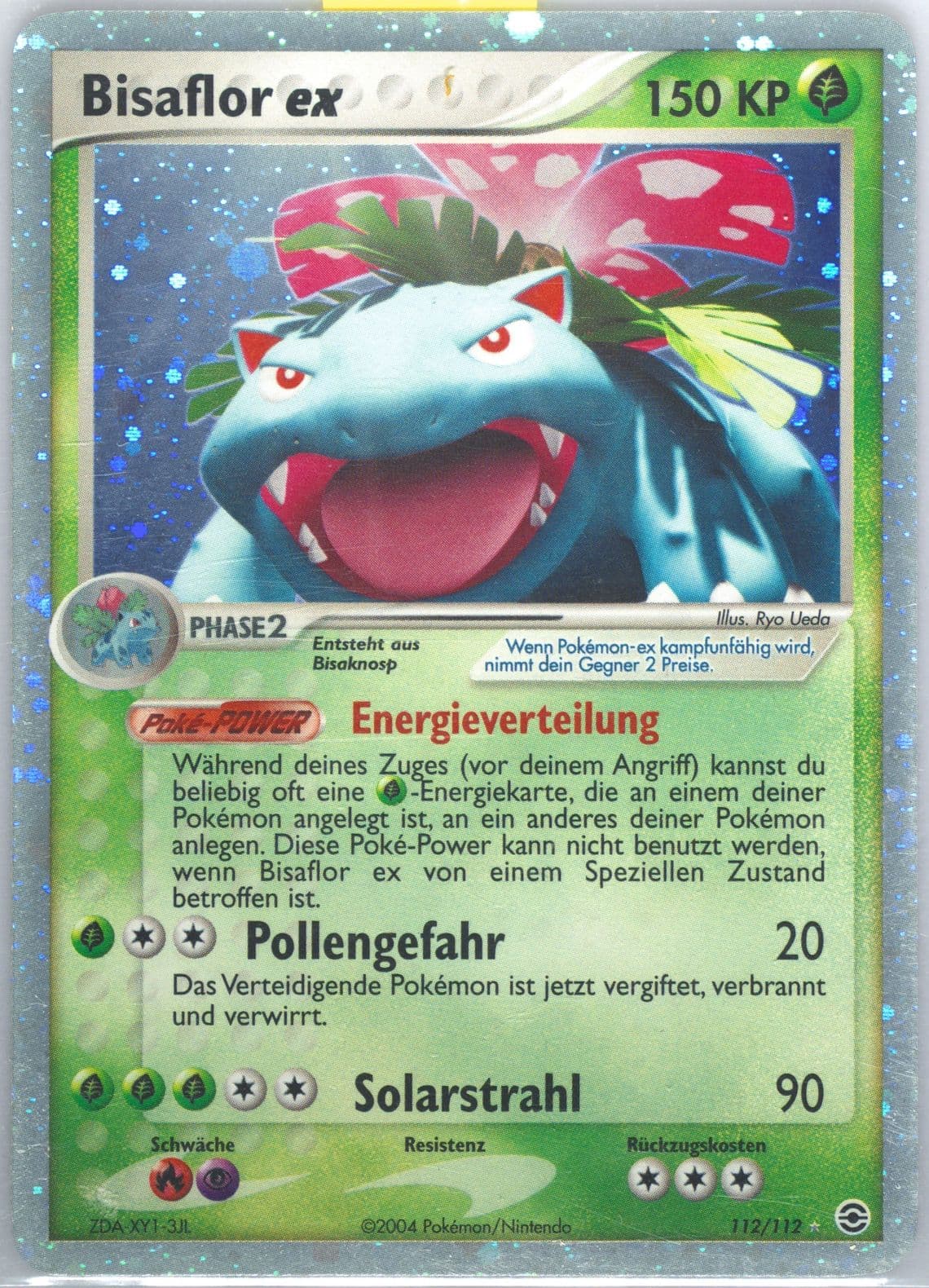 Bisaflor EX-Holo German (112) 2004 Pokemon EX Fire Red & Leaf Green