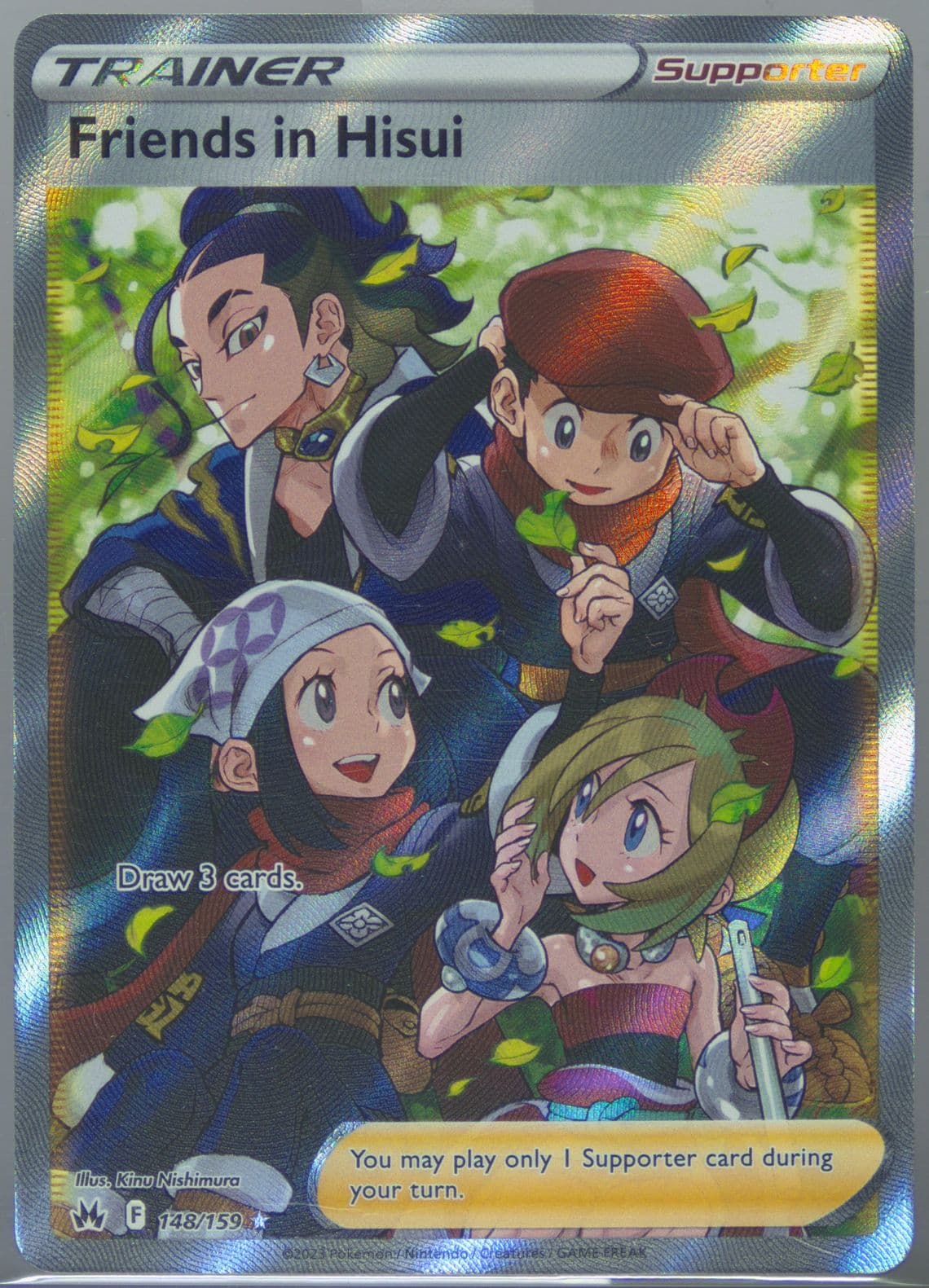 Full Art/Friends in Hisui (148) 2023 Pokemon Sword and Shield Crown Zenith