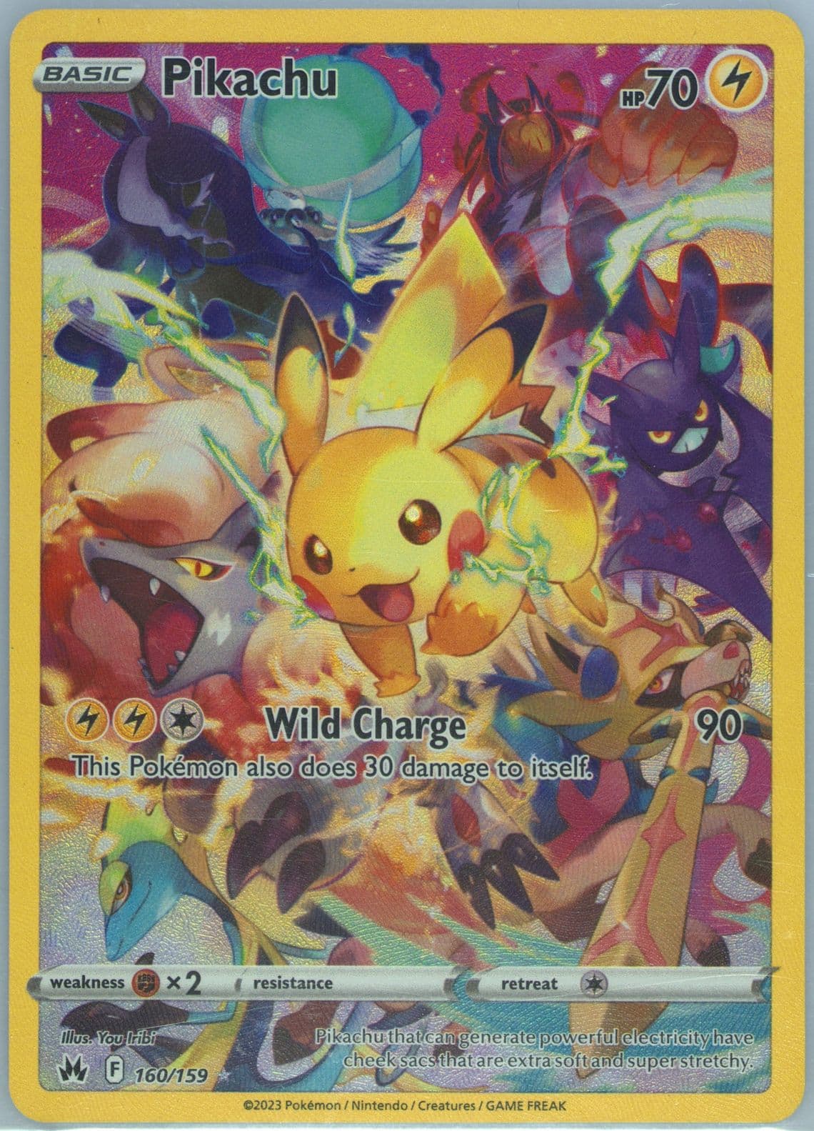 Full Art/Pikachu (160) 2023 Pokemon Sword and Shield Crown Zenith