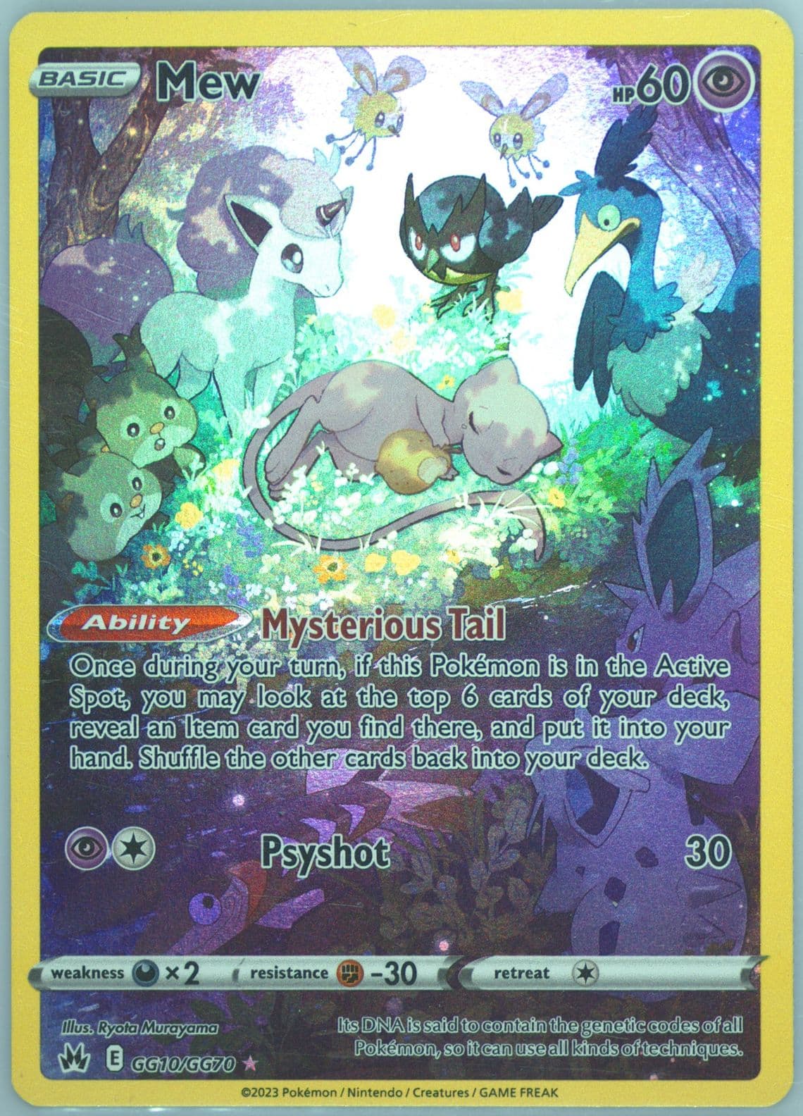Full Art/Mew (GG10) 2023 Pokemon Sword and Shield Crown Zenith