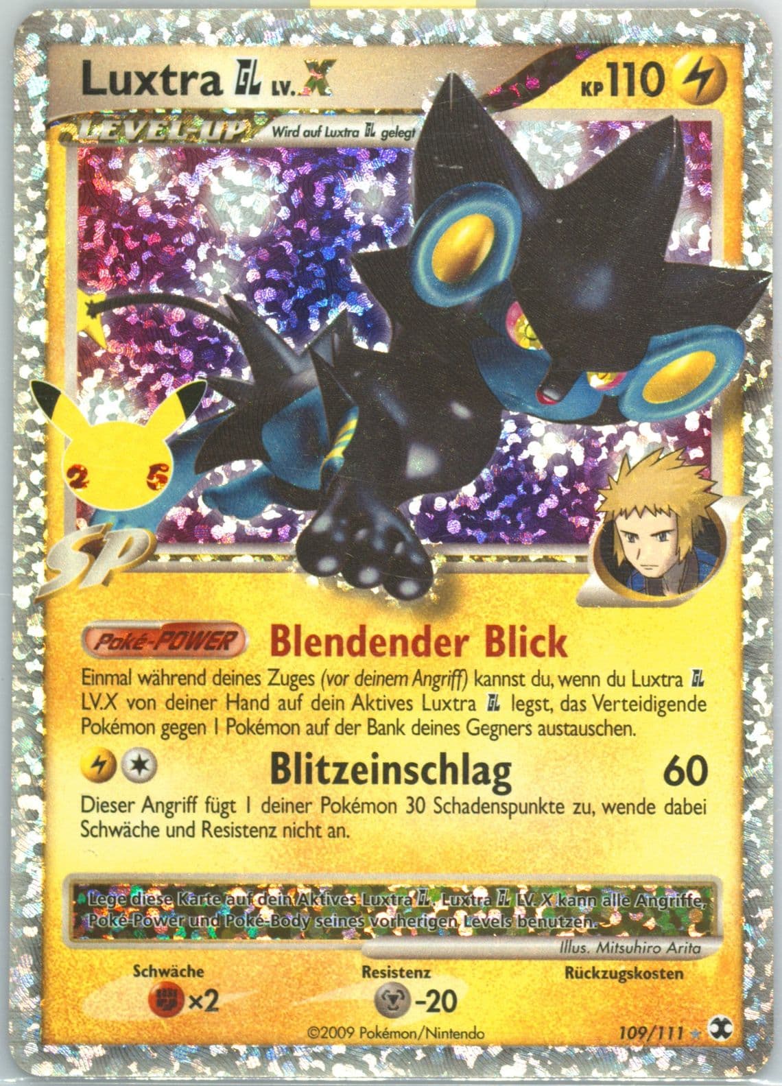 Luxtra GL LV.X-Holo German (109) 2021 Pokemon Celebrations Classic Collection