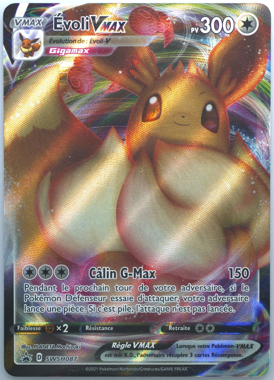 Full Art/Evoli Vmax Shining Fates Elite Trainer Box-French (087) 2021 Pokemon Swsh Black Star Promo