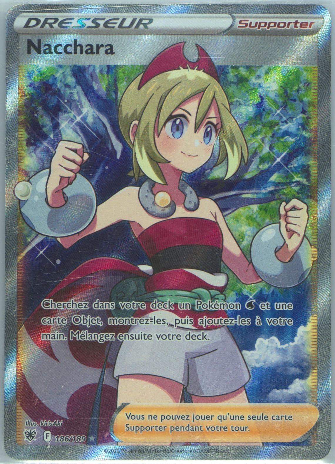Full Art/Nacchara French (186) 2022 Pokemon Sword & Shield Astral Radiance