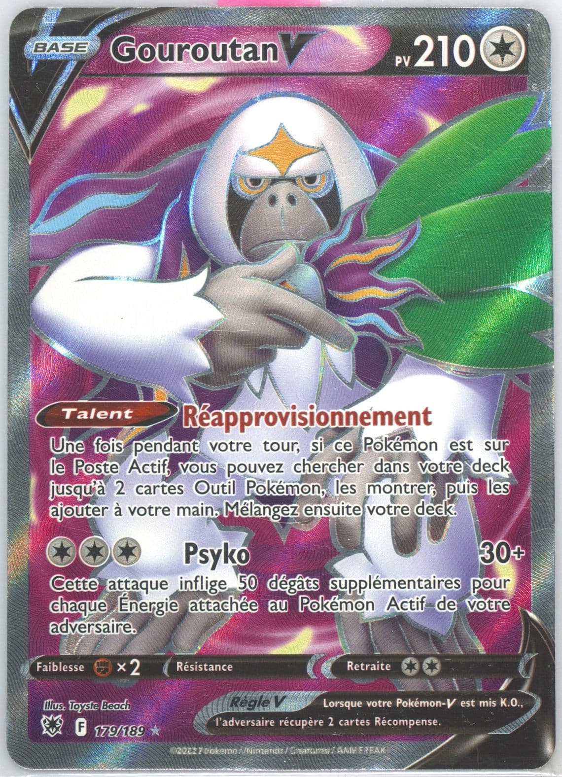 Full Art/Gouroutan V French (179) 2022 Pokemon Sword & Shield Astral Radiance