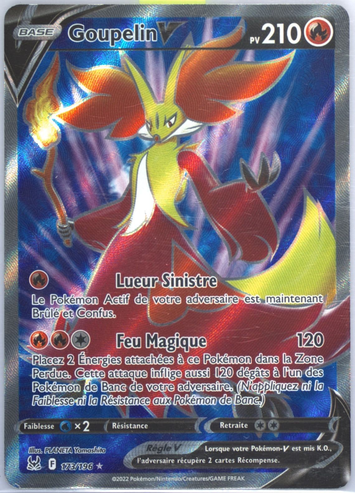 Full Art/Goupelin V French (173) 2022 Pokemon Sword & Shield Lost Origin