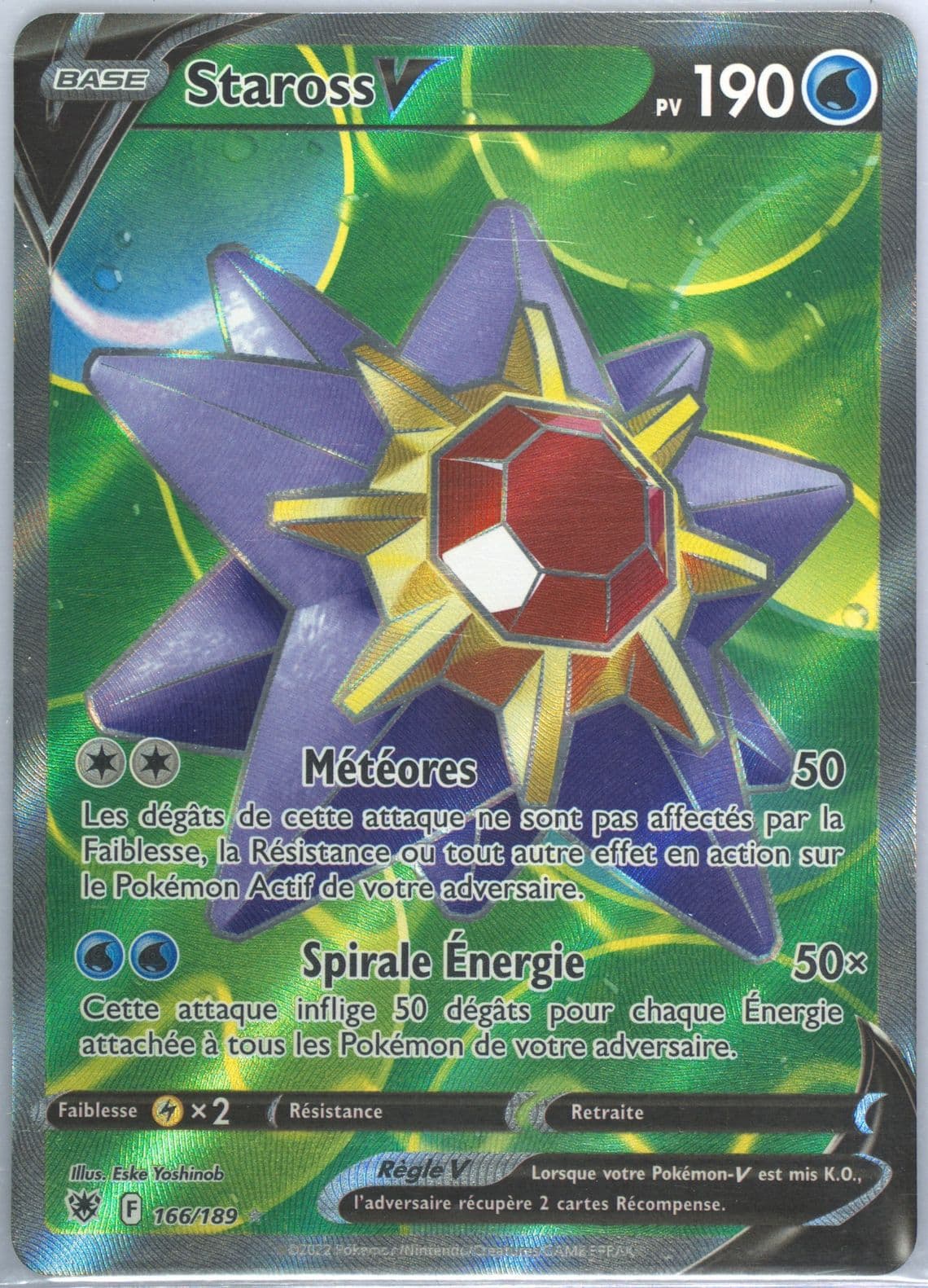 Full Art/Staross V French (166) 2022 Pokemon Sword & Shield Astral Radiance