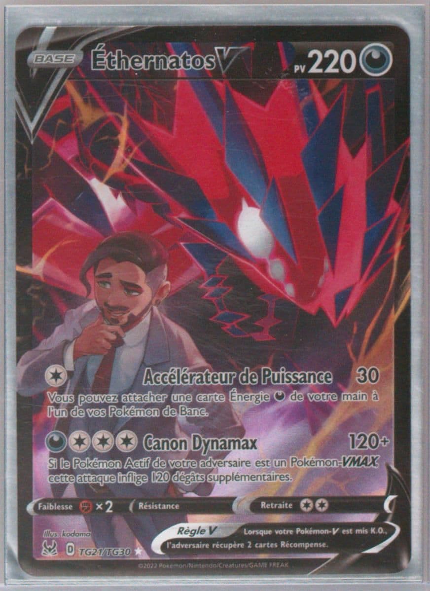 Full Art/Ethernatos V French (TG21) 2022 Pokemon Sword & Shield Lost Origin