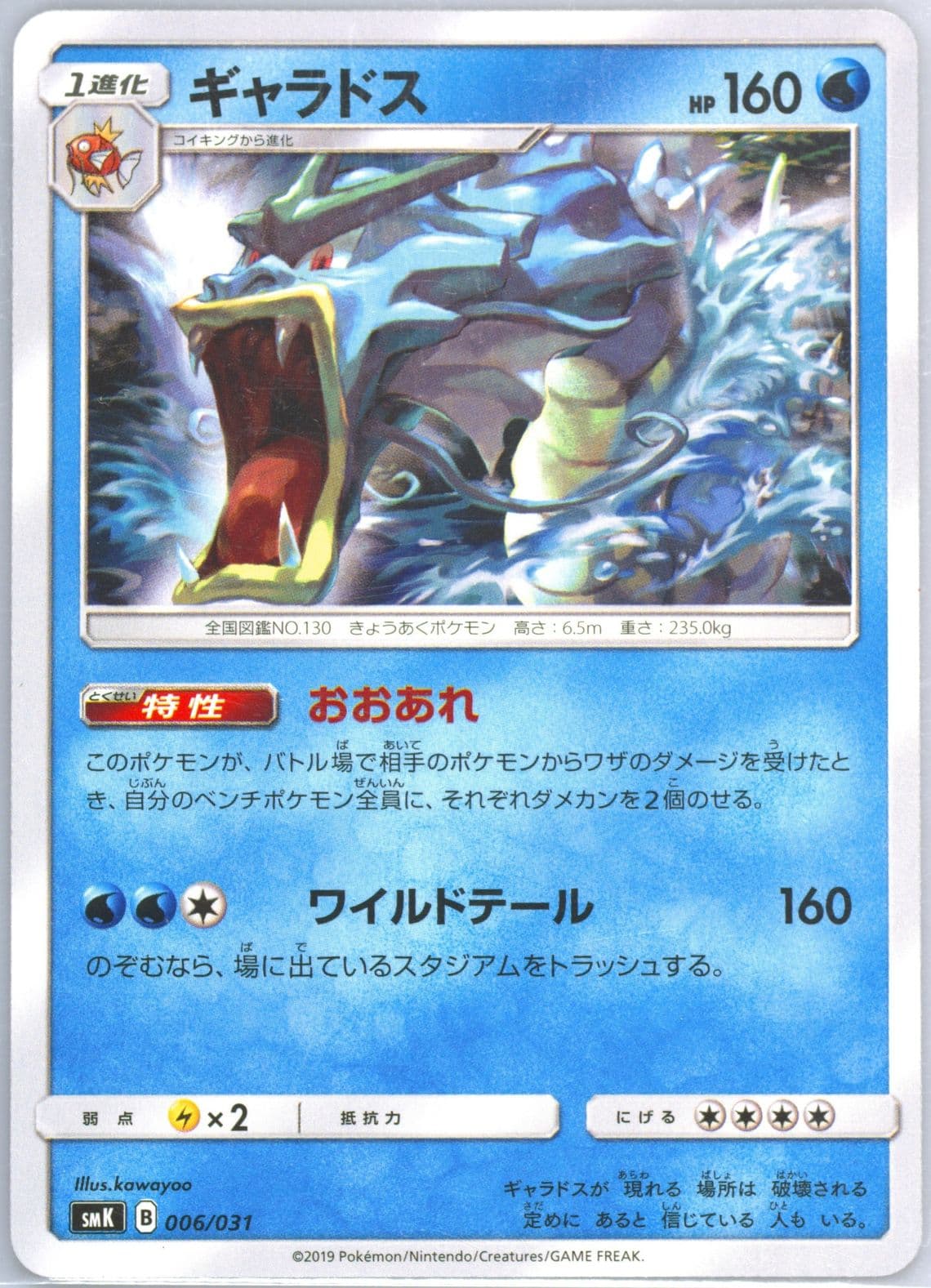 Gyarados (6) 2019 Pokemon Japanese Trainer Battle Decks