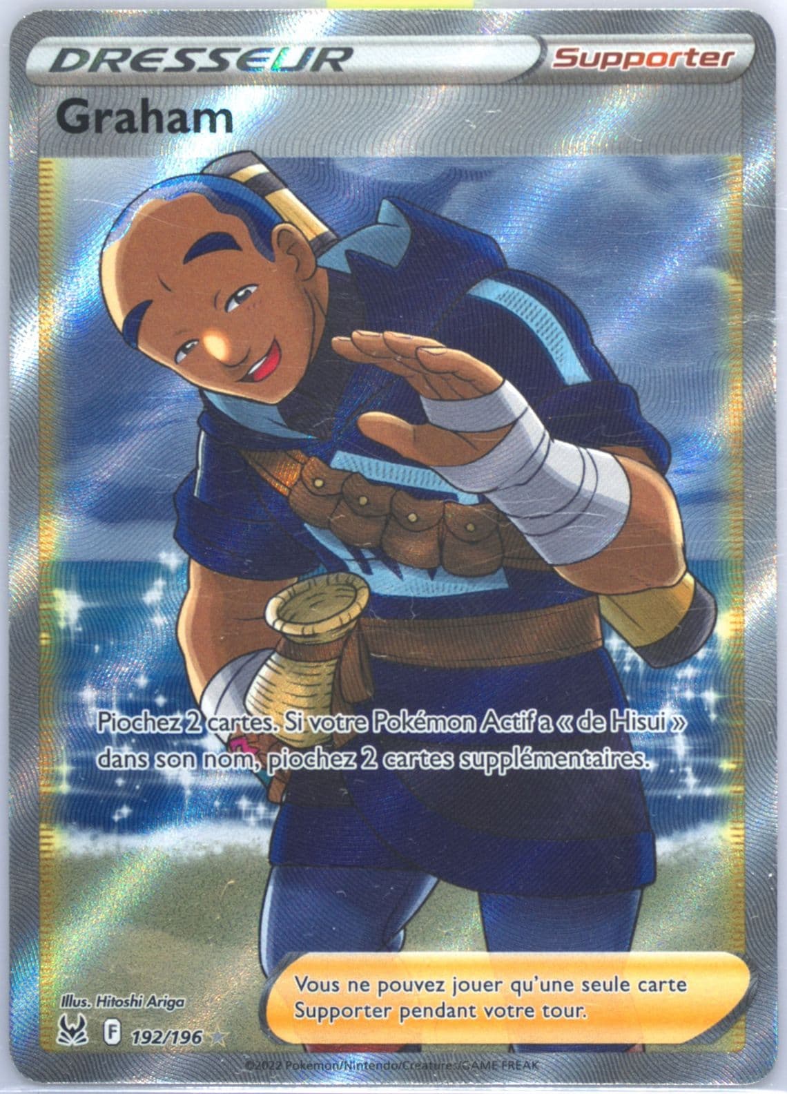 Full Art/Graham French (192) 2022 Pokemon Sword & Shield Lost Origin