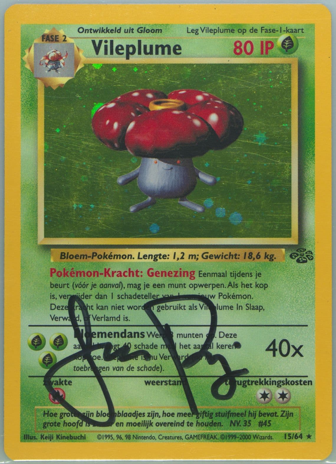 Vileplume-Holo (15) 2000 Pokemon Dutch Jungle