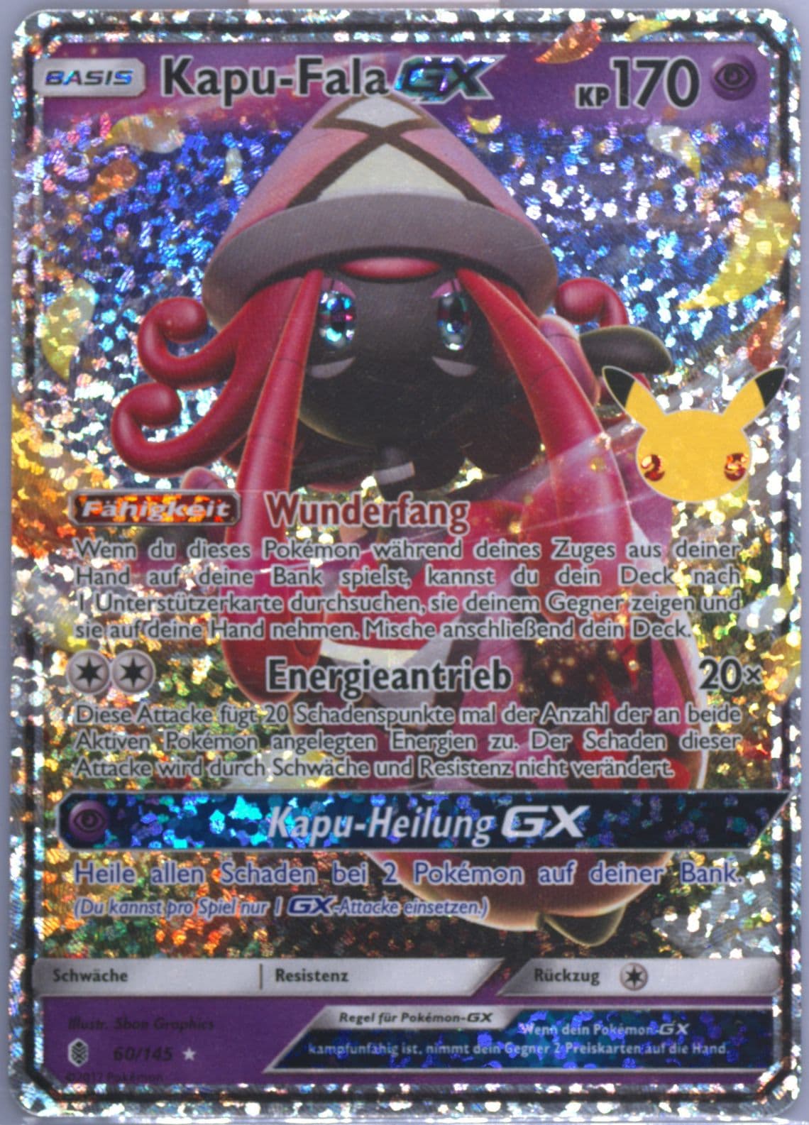 Kapu-Fala GX German (60) 2021 Pokemon Celebrations Classic Collection